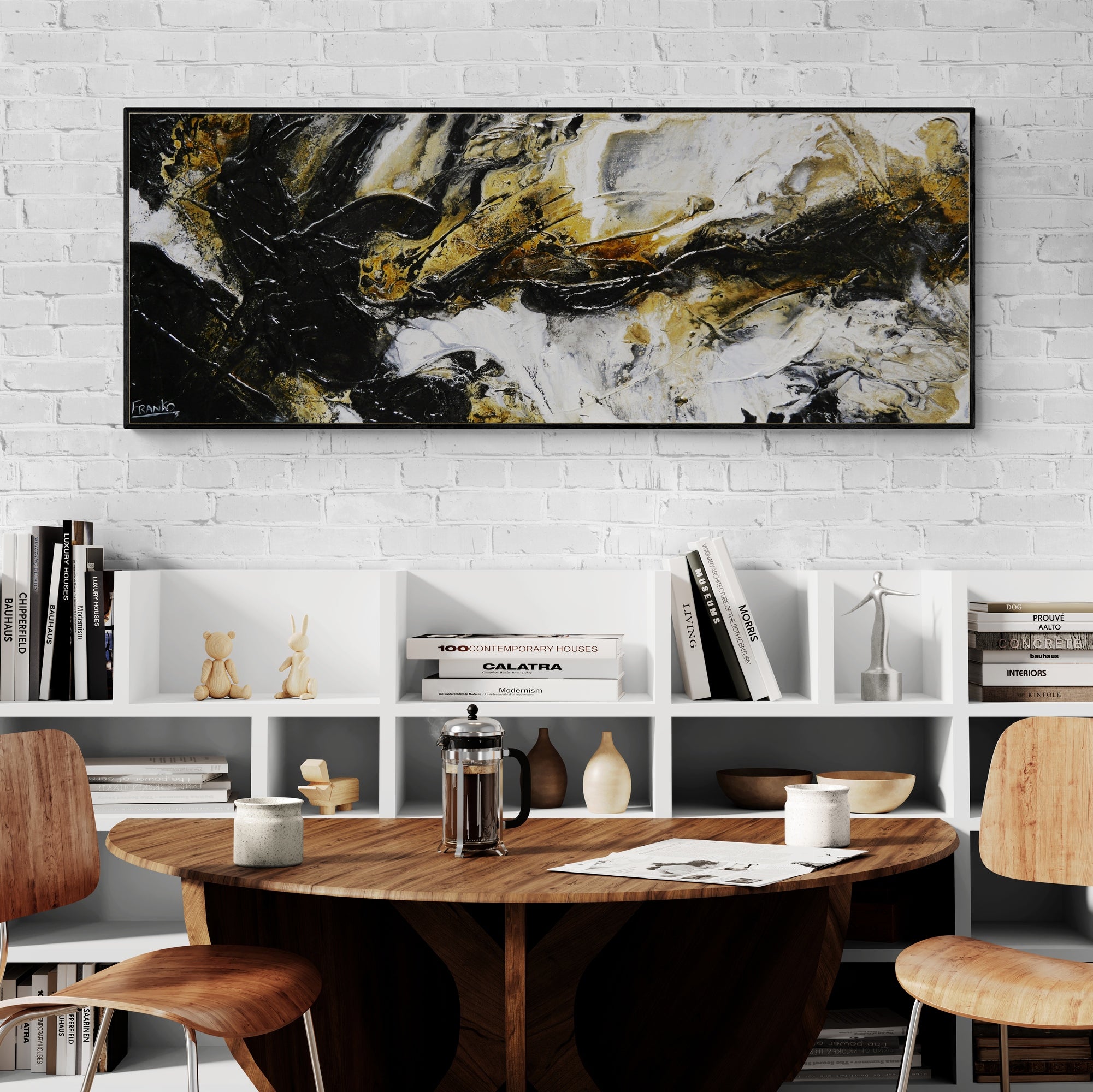 Blaq Rust 160cm x 60cm Textured Abstract Painting (SOLD MICKEY)-Abstract-[Franko_Artist]-[Australian_artist]-[Gold_Coast]-[Brisbane]-[modern]-[contemporary]-[original]-[Large_artwork]-[The_Block]-[Dream_Homes]-[ideas]-[Grand_Designs]-[Art_Lover]-Franklin Art Studio
