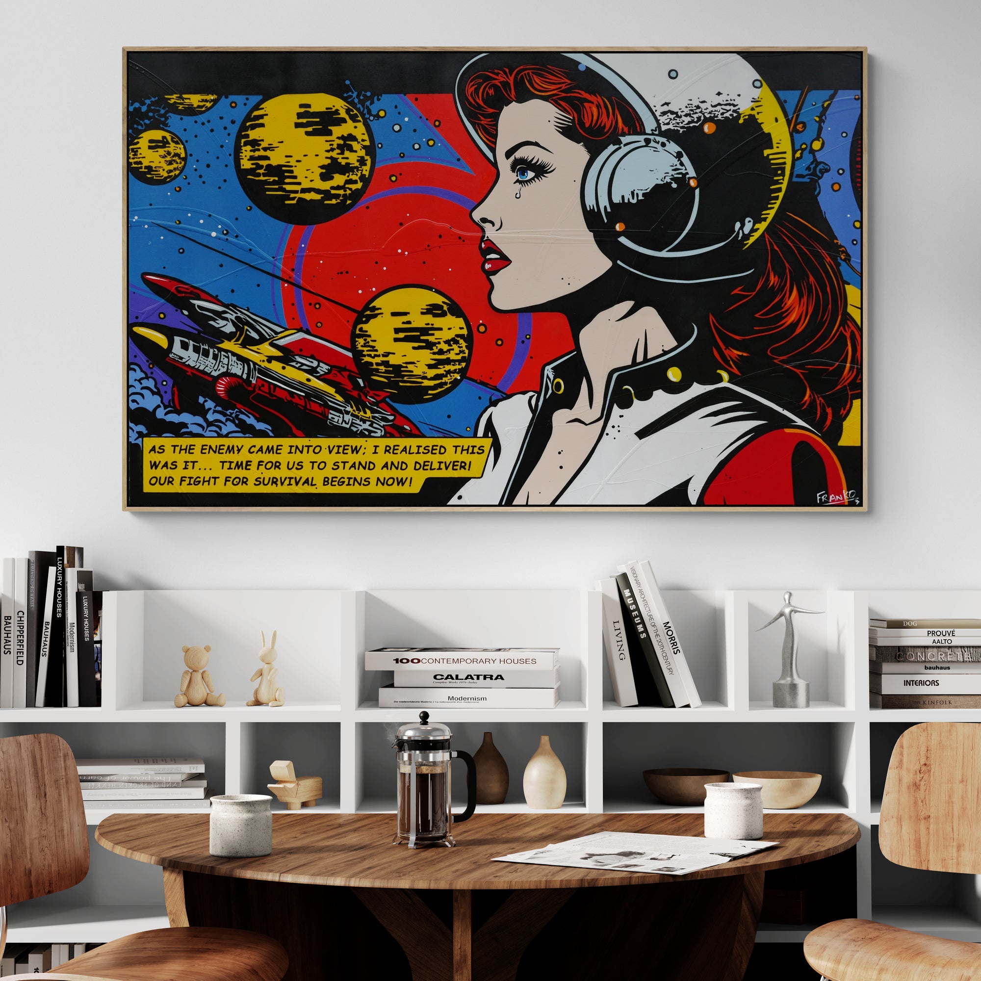 update alt-text with template This Was It 160cm x 100cm Space Classic Pop Art Painting-Urban Pop Art-[Franko_Artist]-[The_Block]-[Dream_Homes]-[ideas]- [Grand_Designs]-Franklin Art Studio