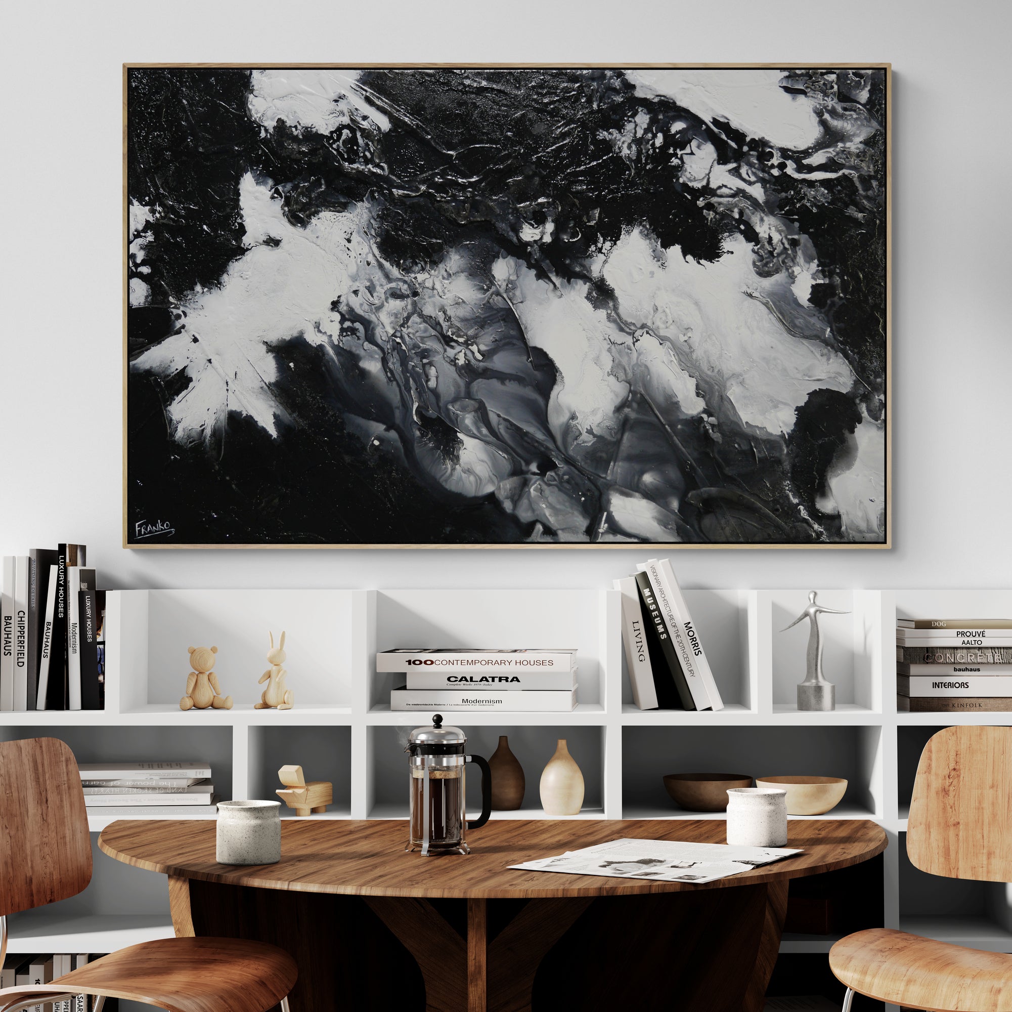 Spatial 160cm x 100cm Textured Abstract Painting