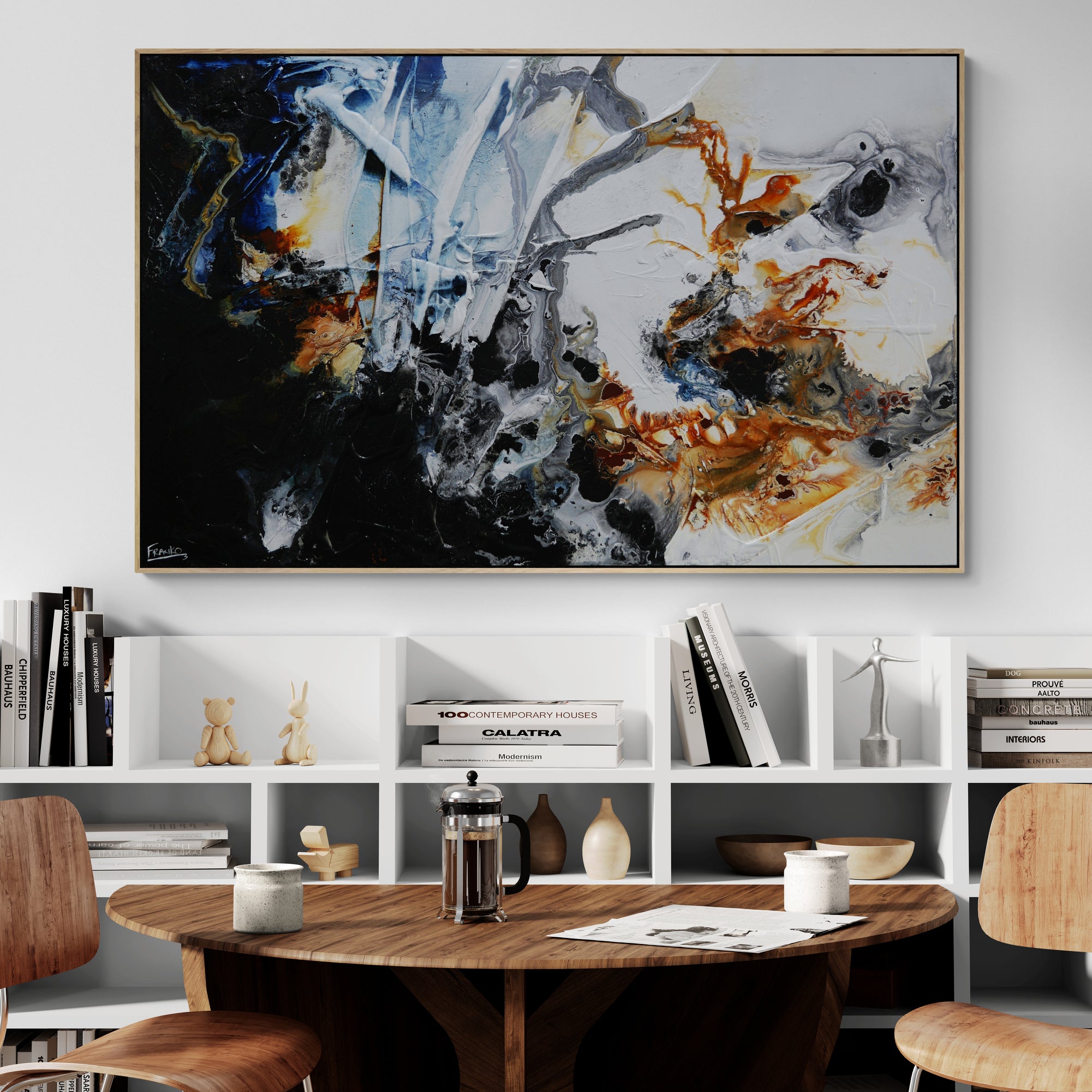 update alt-text with template Did I Dream You 160cm x 100cm Textured Abstract Painting-Abstract-[Franko_Artist]-[The_Block]-[Dream_Homes]-[ideas]- [Grand_Designs]-Franklin Art Studio