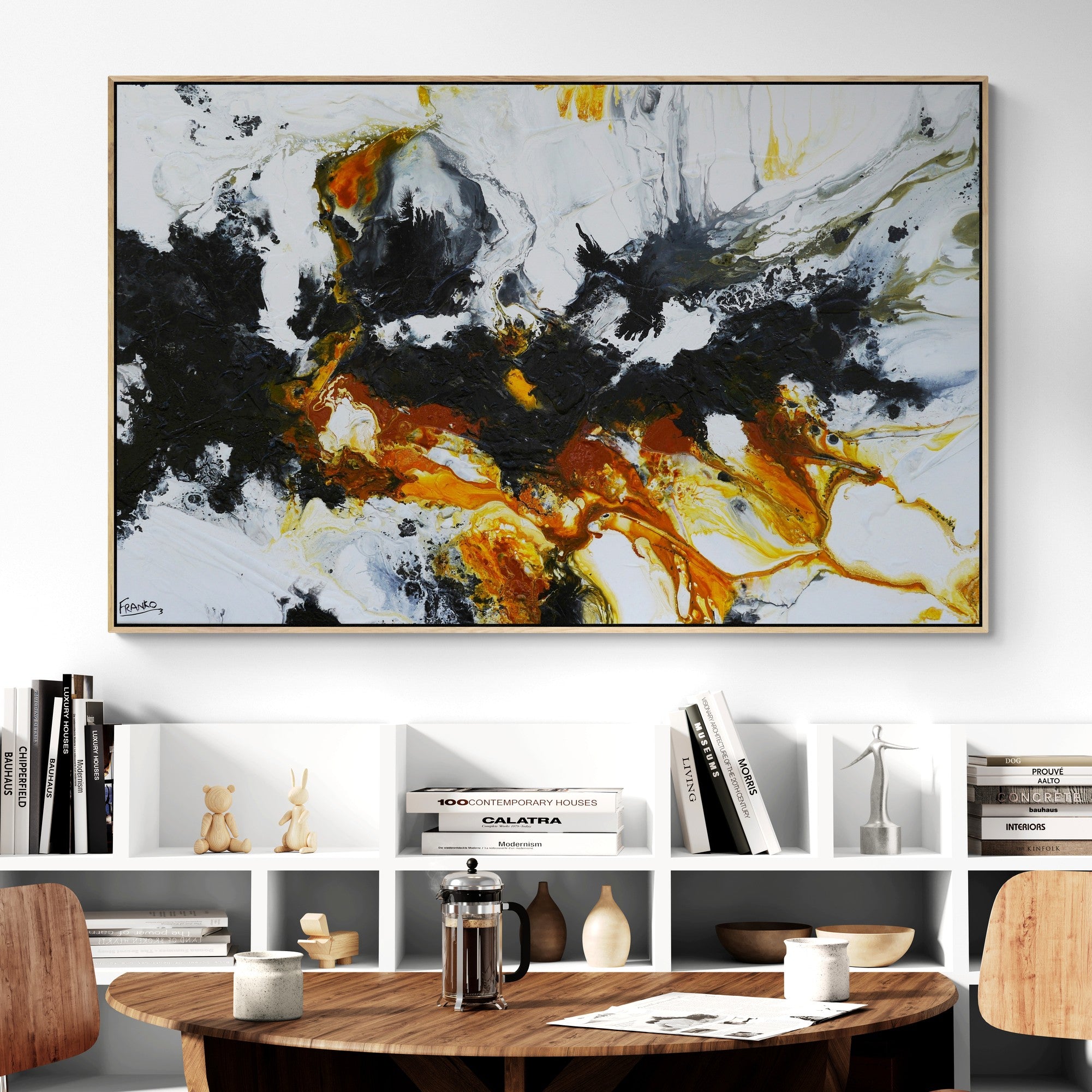 Solstice 160cm x 100cm Textured Abstract Painting