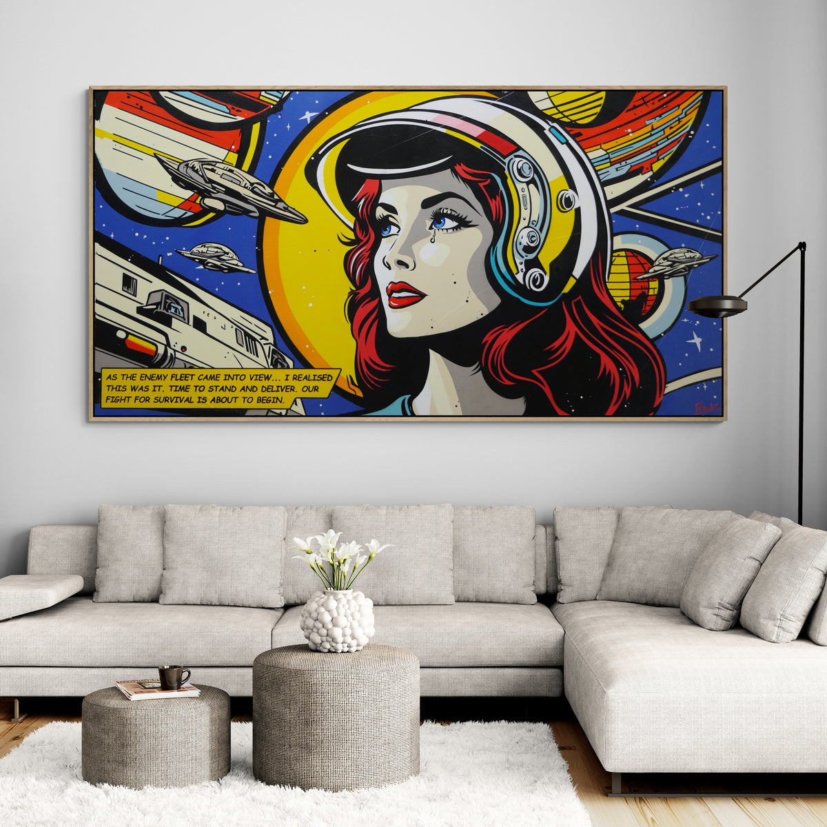 Survival 190cm x 100cm Space Classic Pop Art Painting