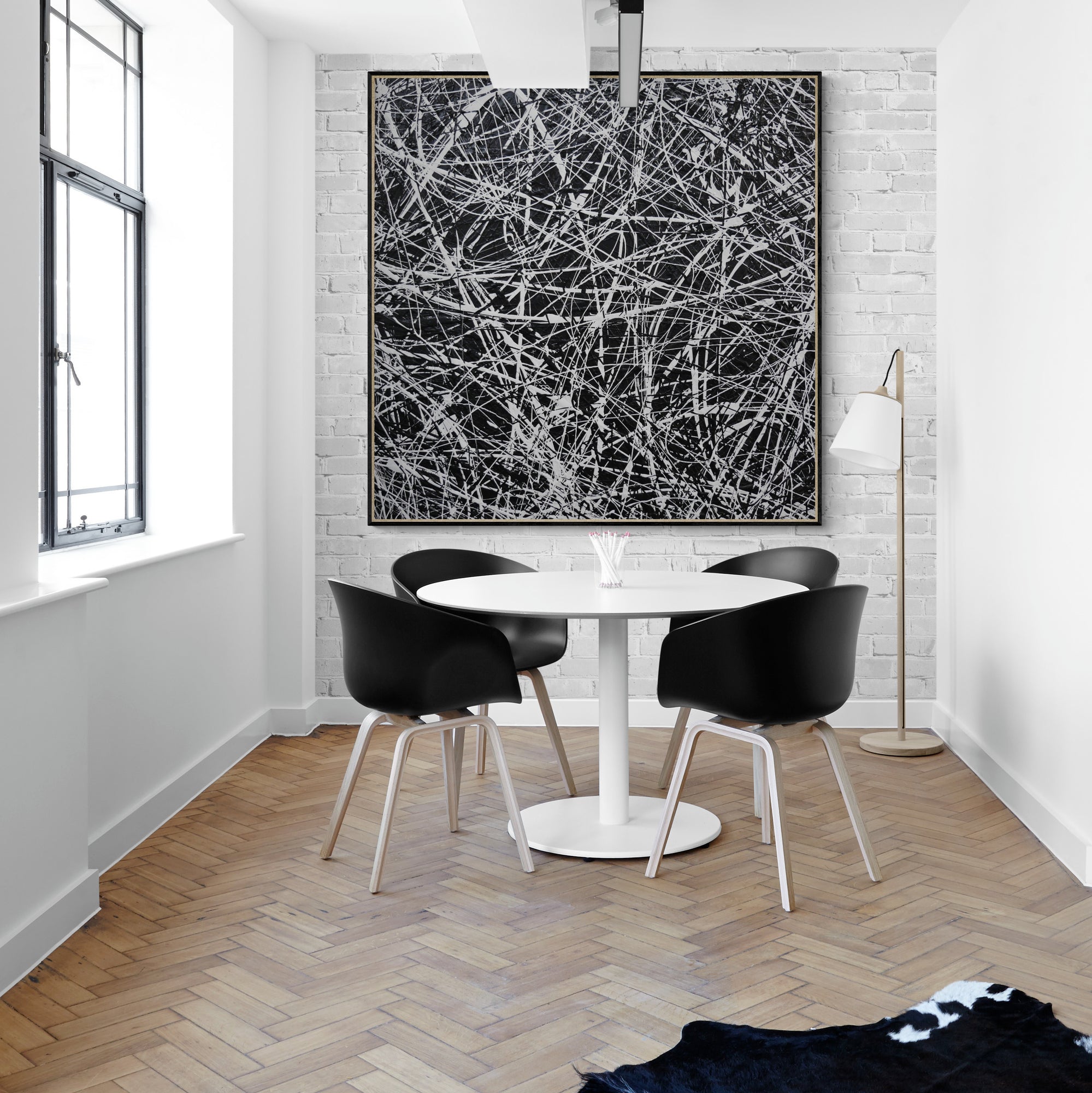 update alt-text with template Frozen Squared 150cm x 150cm Black White Textured Abstract Painting (SOLD)-Abstract-[Franko_Artist]-[The_Block]-[Dream_Homes]-[ideas]- [Grand_Designs]-Franklin Art Studio