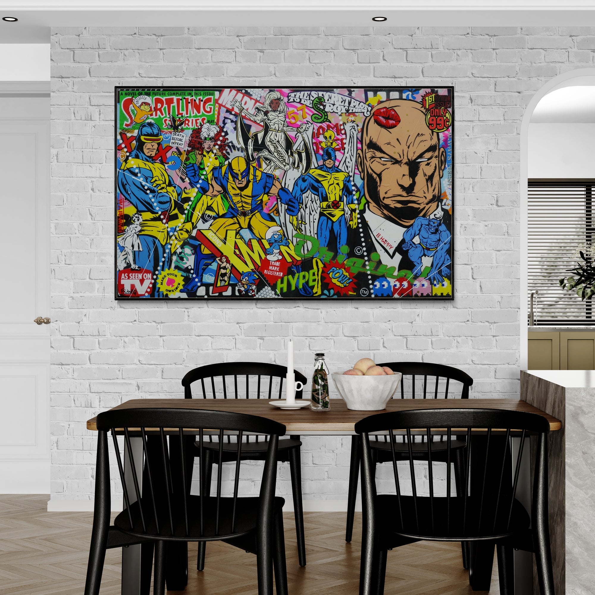 X Marks The Spot 160cm x 100cm Textured Urban Pop Art Painting-Urban Pop Art-[Franko_Artist]-[Australian_artist]-[Gold_Coast]-[Brisbane]-[modern]-[contemporary]-[original]-[Large_artwork]-[The_Block]-[Dream_Homes]-[ideas]-[Grand_Designs]-[Art_Lover]-Franklin Art Studio