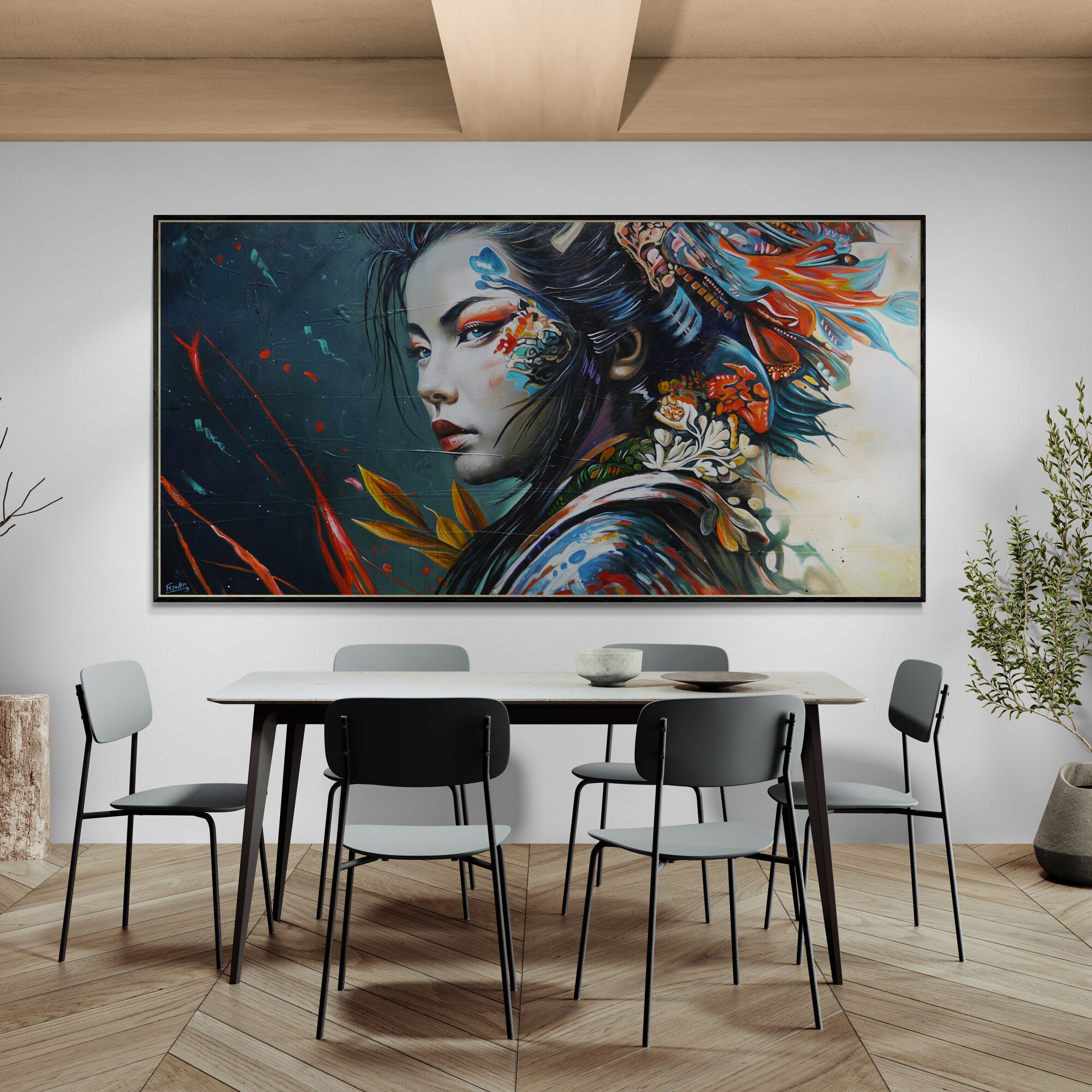 update alt-text with template Isamu 240cm x 120cm Framed Abstract Realism Textured Painting-people-[Franko_Artist]-[The_Block]-[Dream_Homes]-[ideas]- [Grand_Designs]-Franklin Art Studio