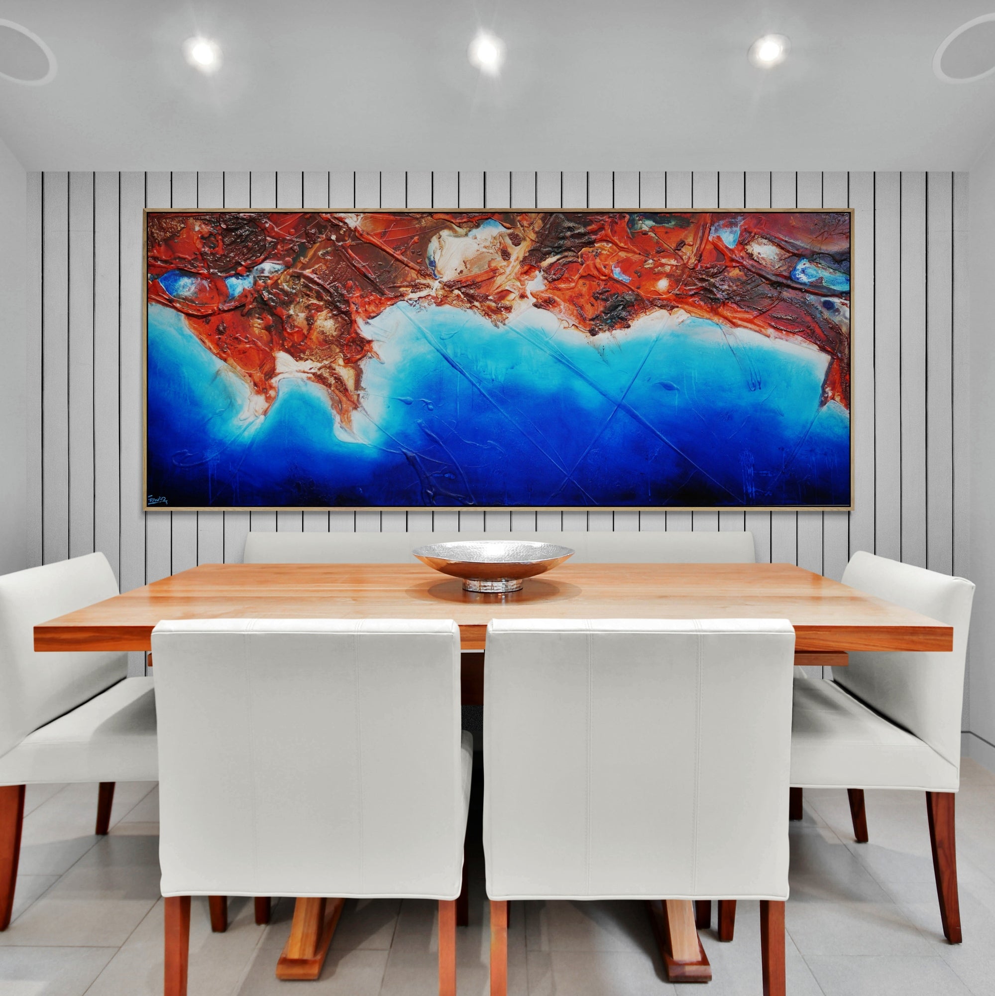 Sunburnt Coast 240cm x 100cm Textured Abstract Painting (SOLD)-Abstract-[Franko_Artist]-[Australian_artist]-[Gold_Coast]-[Brisbane]-[modern]-[contemporary]-[original]-[Large_artwork]-[The_Block]-[Dream_Homes]-[ideas]-[Grand_Designs]-[Art_Lover]-Franklin Art Studio