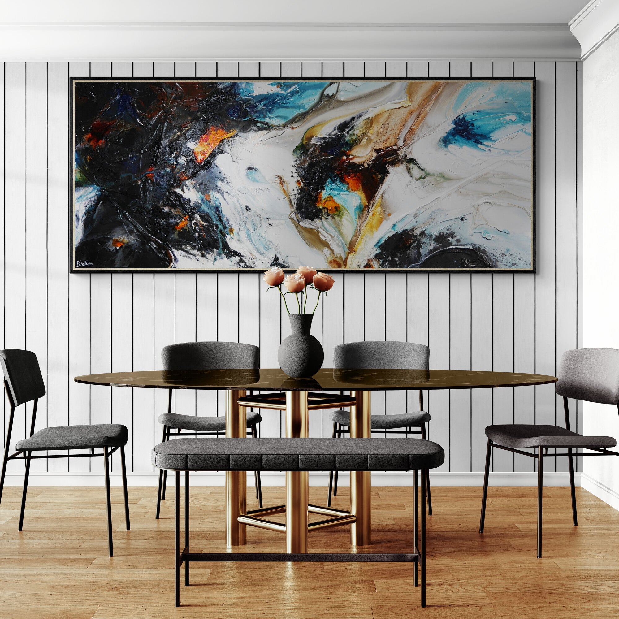 Beauty Potion 240cm x 100cm Textured Abstract Painting (SOLD)-Abstract-[Franko_Artist]-[Australian_artist]-[Gold_Coast]-[Brisbane]-[modern]-[contemporary]-[original]-[Large_artwork]-[The_Block]-[Dream_Homes]-[ideas]-[Grand_Designs]-[Art_Lover]-Franklin Art Studio