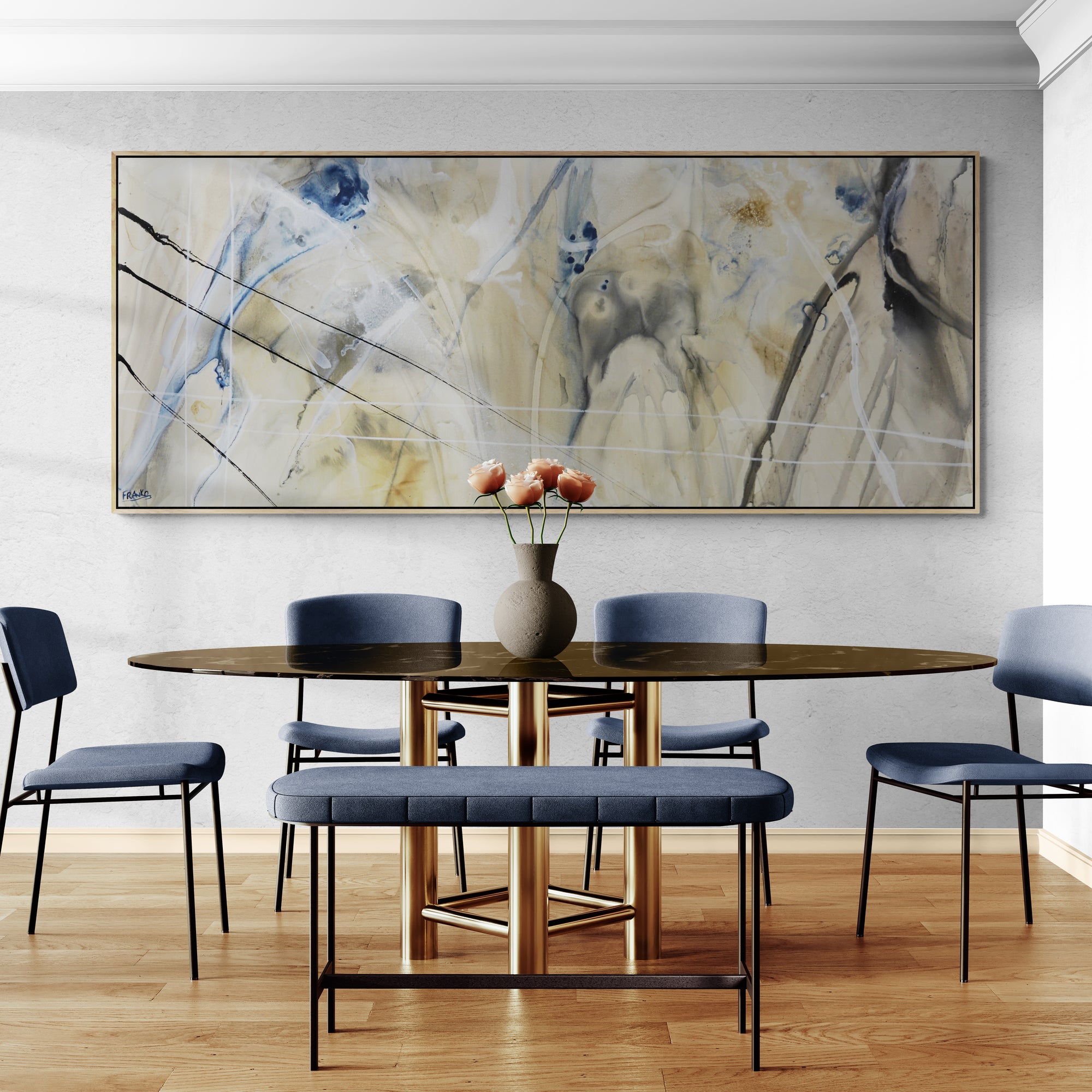 update alt-text with template Refined 14 240cm x 100cm Blended Ink Abstract Painting-Abstract-[Franko_Artist]-[The_Block]-[Dream_Homes]-[ideas]- [Grand_Designs]-Franklin Art Studio