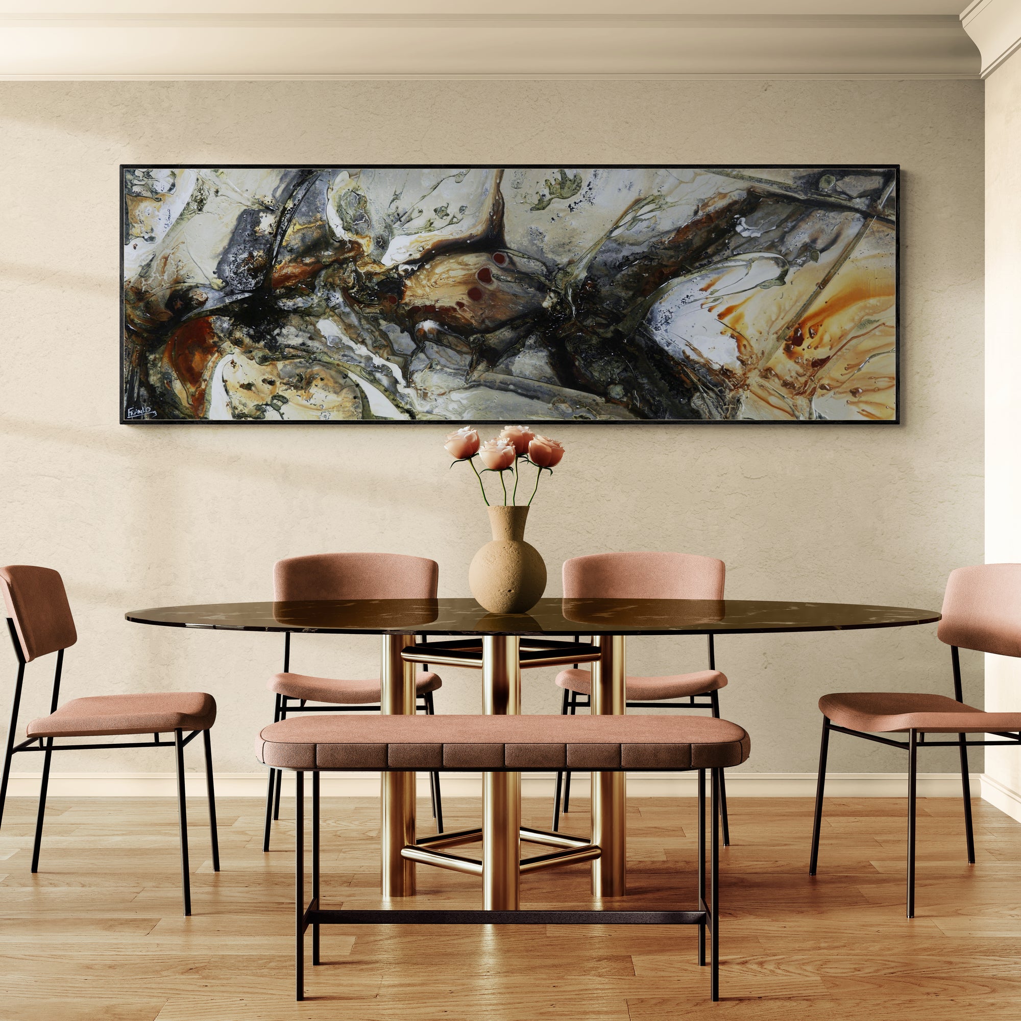 Whisper 240cm x 80cm Textured Abstract Painting-Abstract-[Franko_Artist]-[Australian_artist]-[Gold_Coast]-[Brisbane]-[modern]-[contemporary]-[original]-[Large_artwork]-[The_Block]-[Dream_Homes]-[ideas]-[Grand_Designs]-[Art_Lover]-Franklin Art Studio