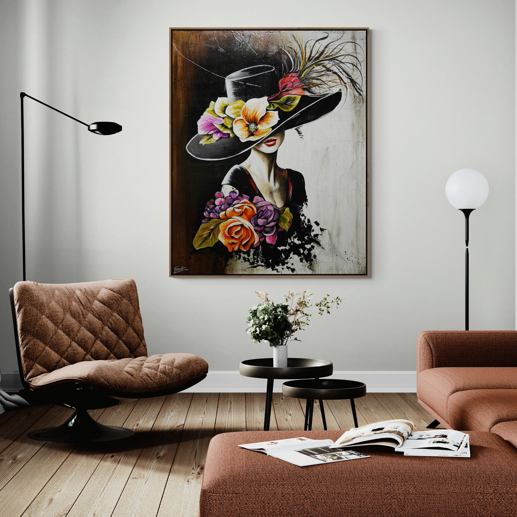 Coco 120cm x 150cm Classy Textured Abstract Realism Painting