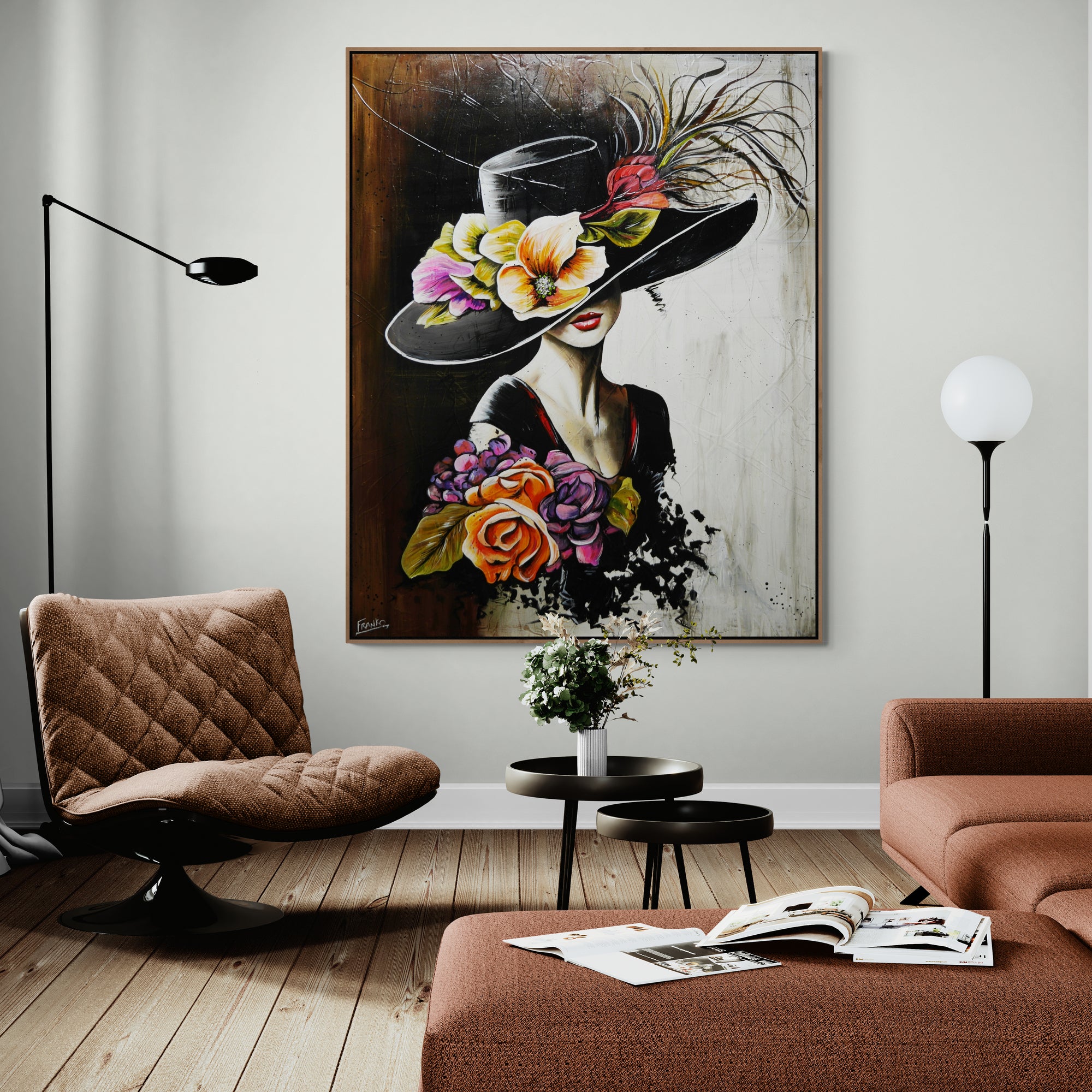 Coco 120cm x 150cm Classy Textured Abstract Realism Painting