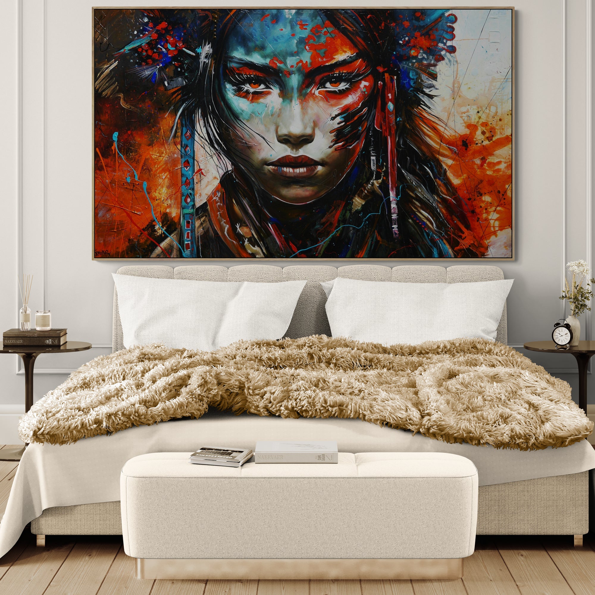 Jingu 200cm x 120cm Framed Brave and Beautiful Abstract Framed Textured Painting (SOLD)-abstract realism-[Franko_Artist]-[The_Block]-[Dream_Homes]-[ideas]-[Grand_Designs]-[Art_Lover]-Franklin Art Studio