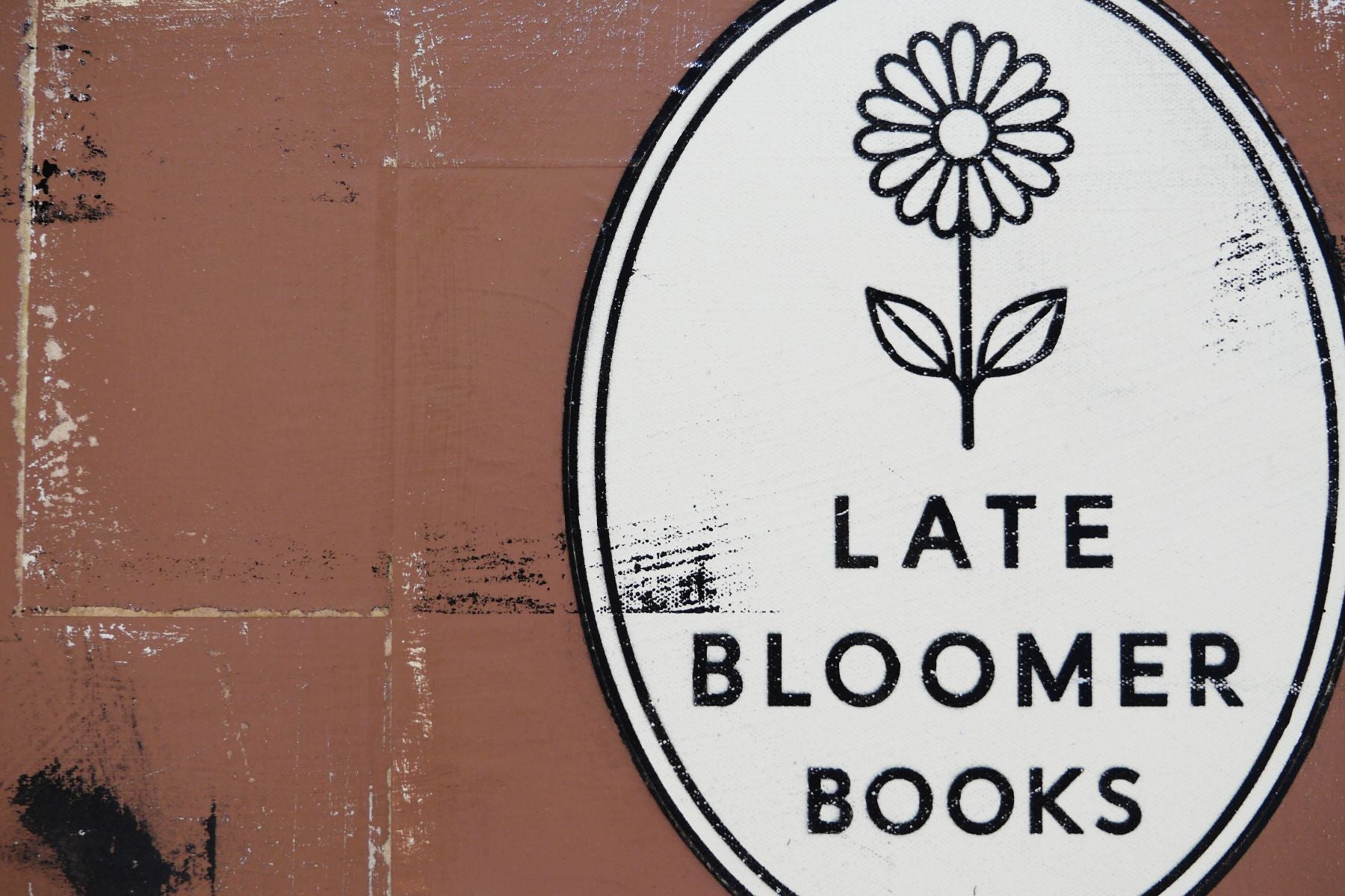 Late Bloomer Mental Health 49 100cm x 140cm Urban Pop Book Club Painting