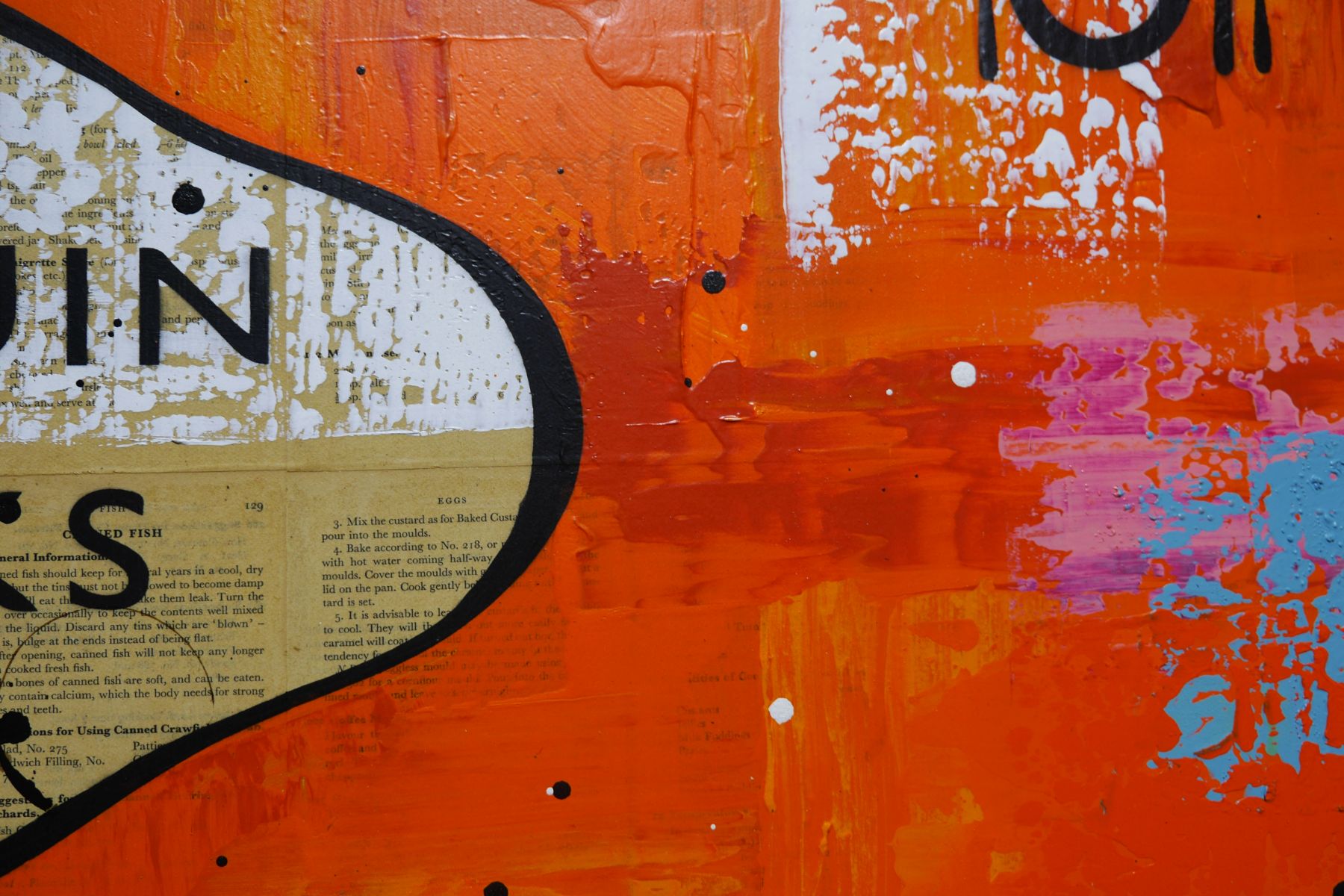 Dinner Time 140cm x 100cm Cooking Urban Pop Book Club Painting (SOLD)