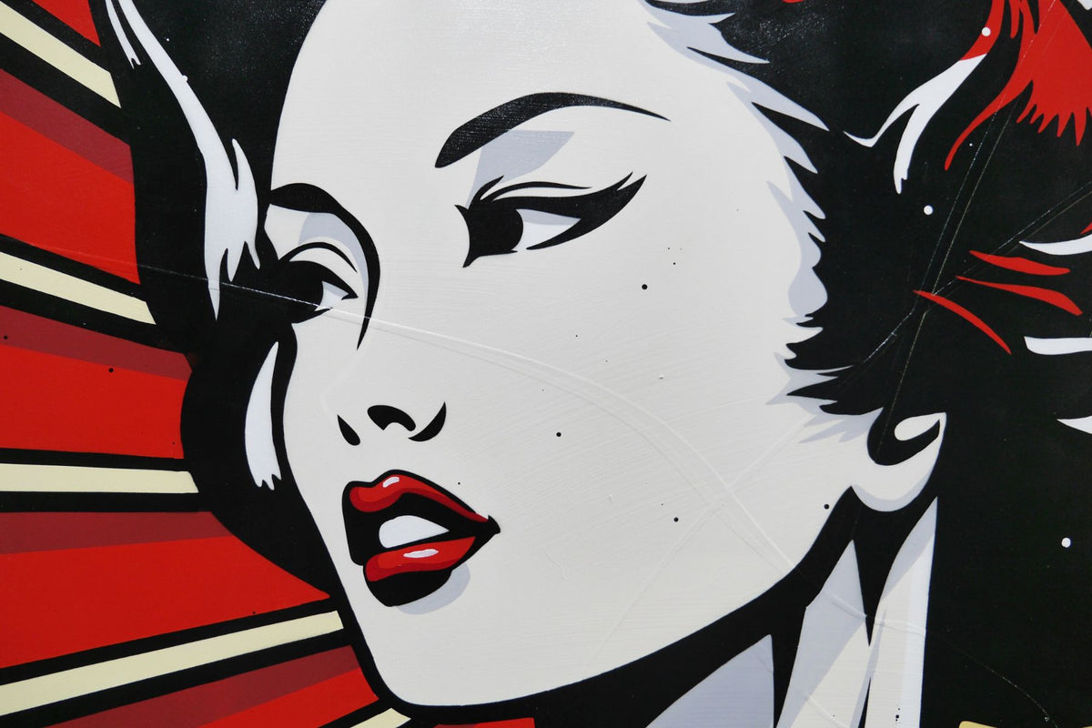 Yuki 190cm x 100cm Japanese Classic Pop Art Painting