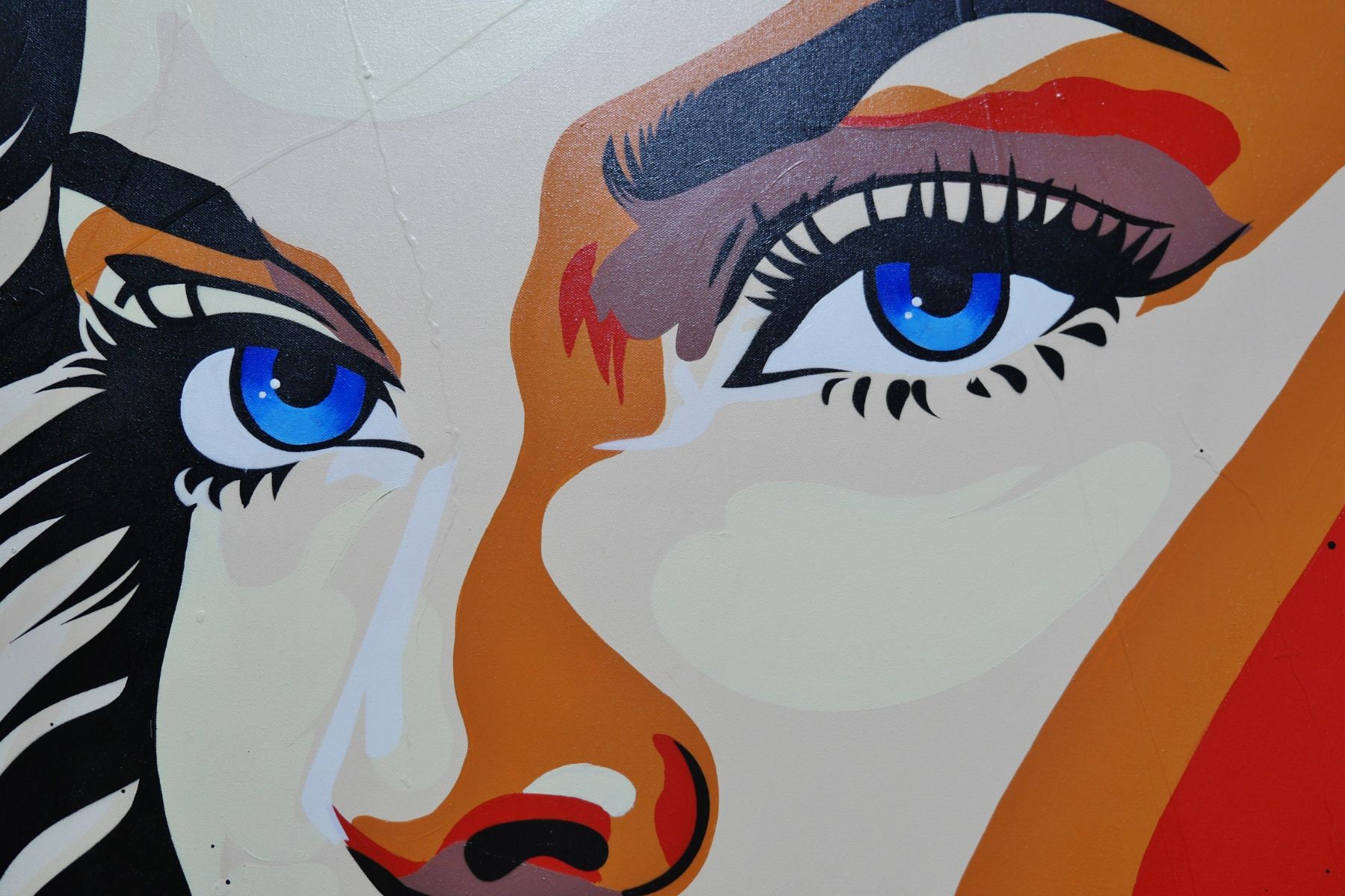 Pride and Joy 200cm x 120cm Car Girl Classic Pop Art Painting (SOLD)