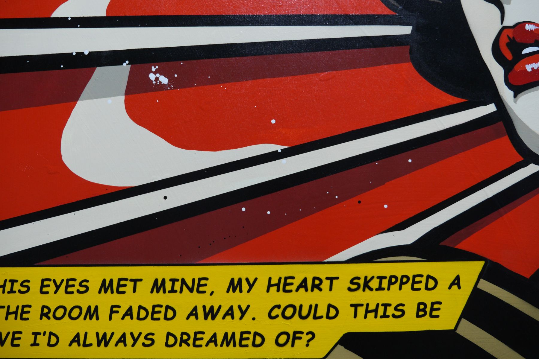 Dreamy Love 190cm x 100cm Classic Pop Art Painting (SOLD)
