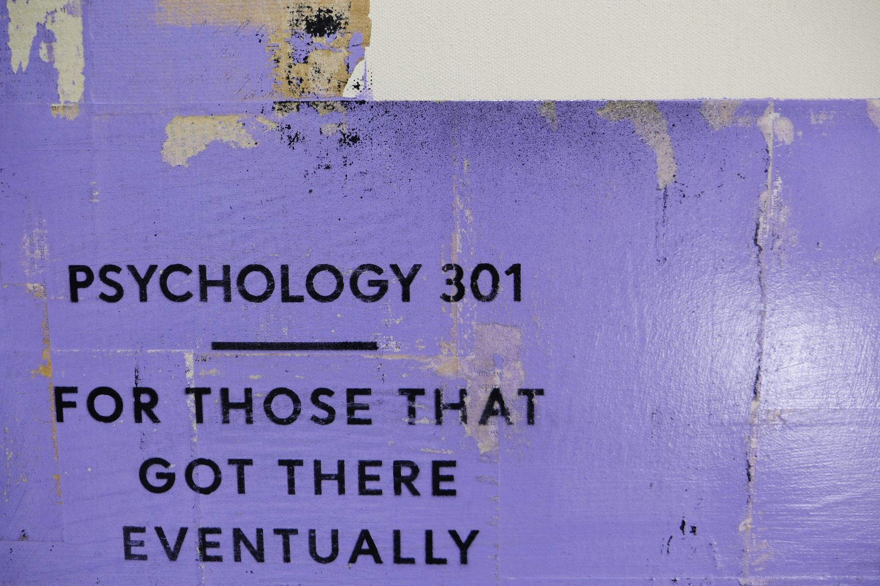 Late Bloomer Psychology 21 100cm x 140cm Urban Pop Book Club Painting