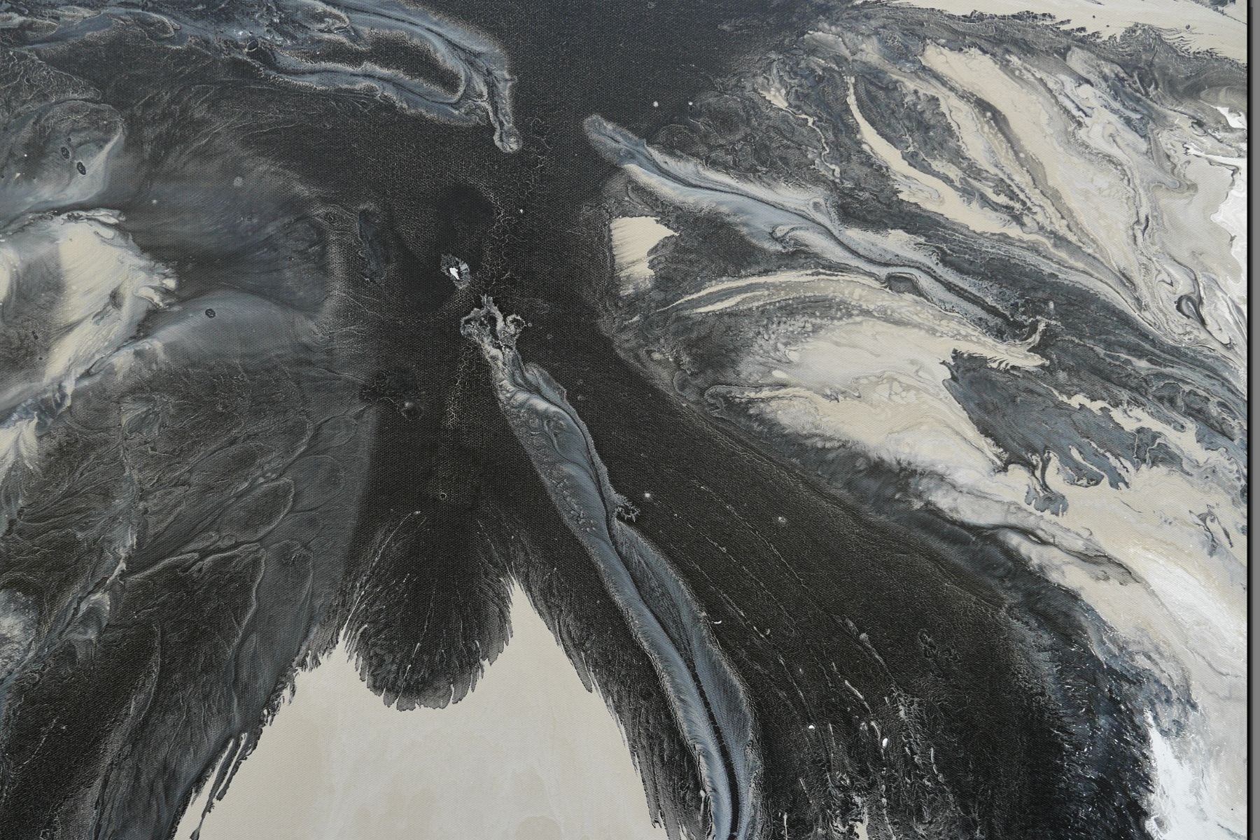 Refined 868 270cm x 120cm Blended Ink Abstract Painting