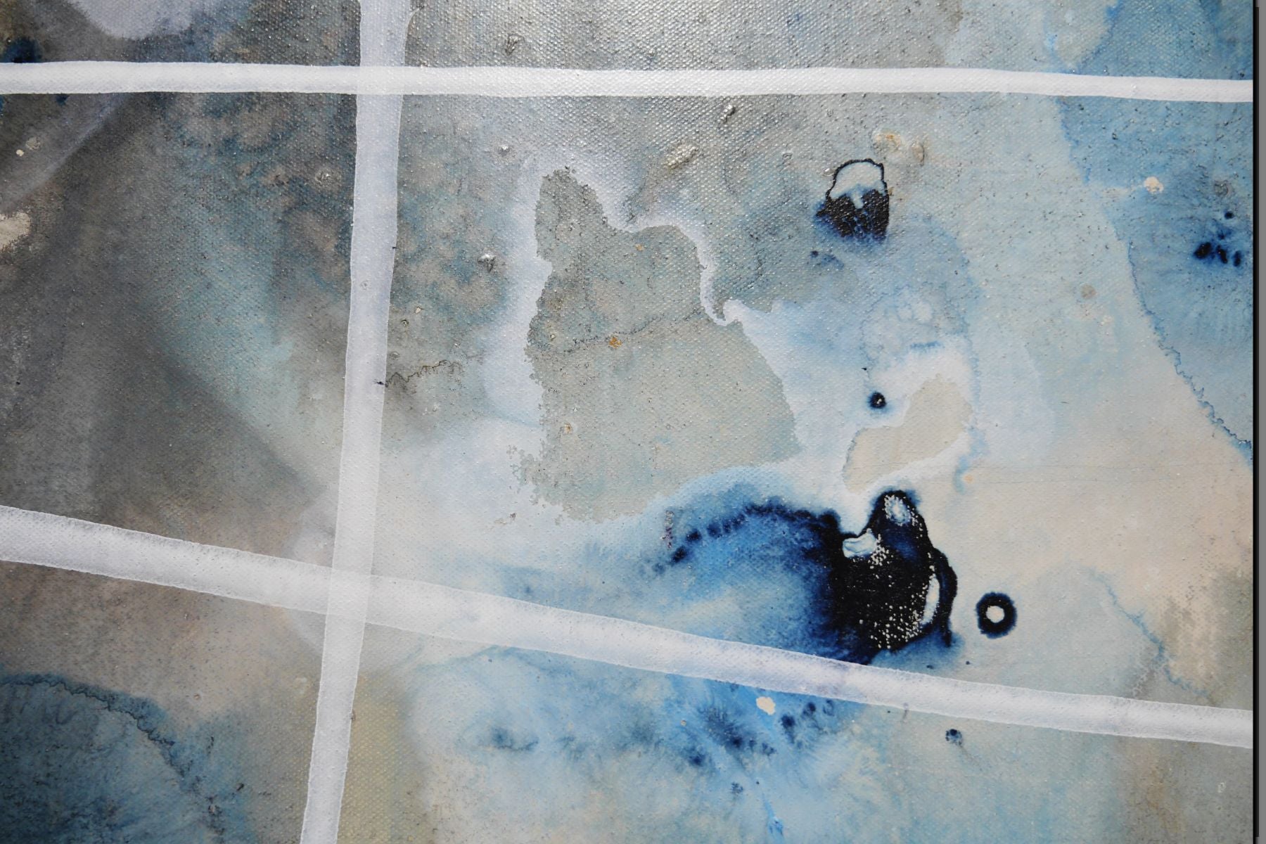 Refined 41 120cm x 120cm Blended Ink Abstract Painting (SOLD)