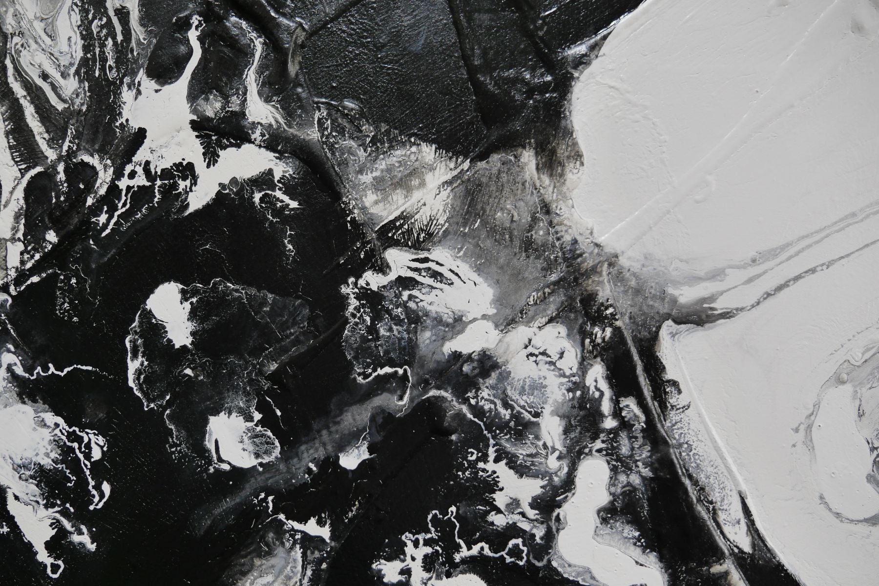 (HOLD REECE) Carbonated 240cm x 100cm Textured Abstract Painting (HOLD REECE)