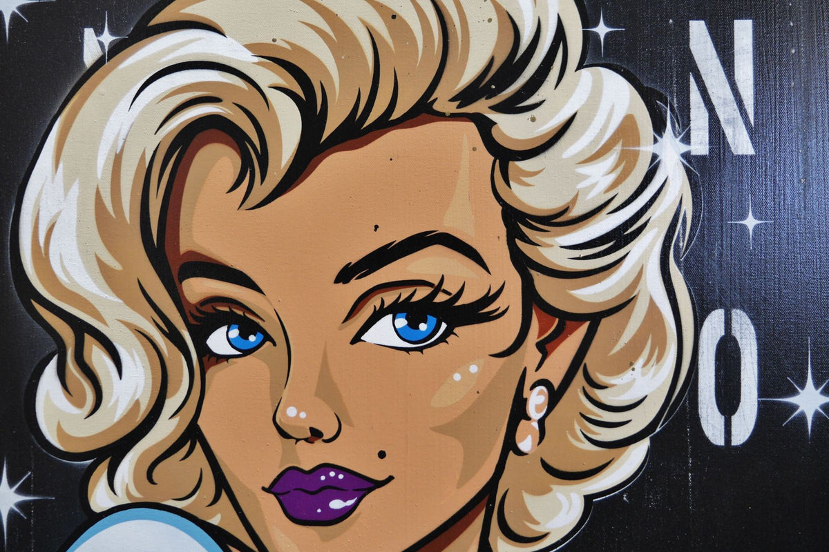 New York Babe 160cm x 60cm Urban Pop Art Painting