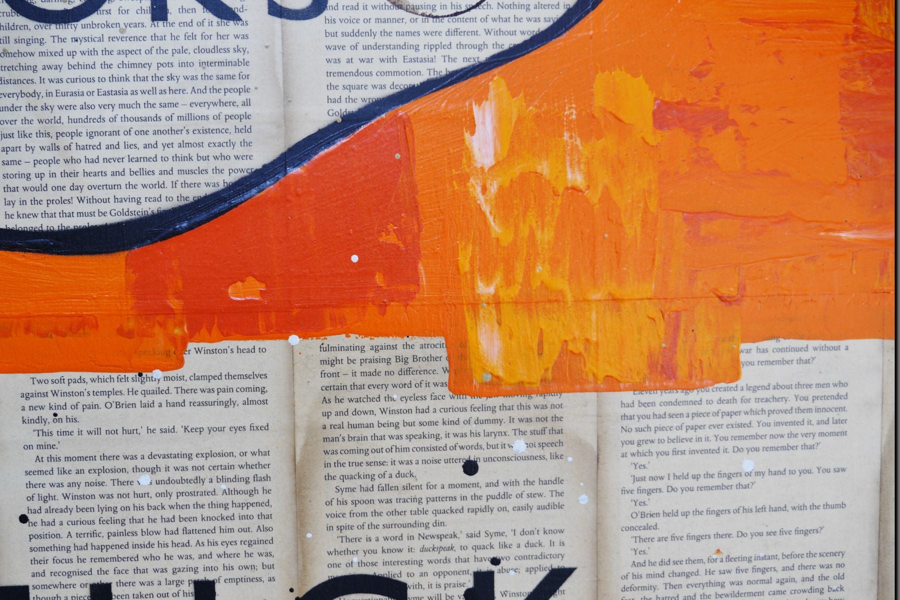 Just Like Before 100cm x 140cm Urban Pop Book Club Painting (SOLD)