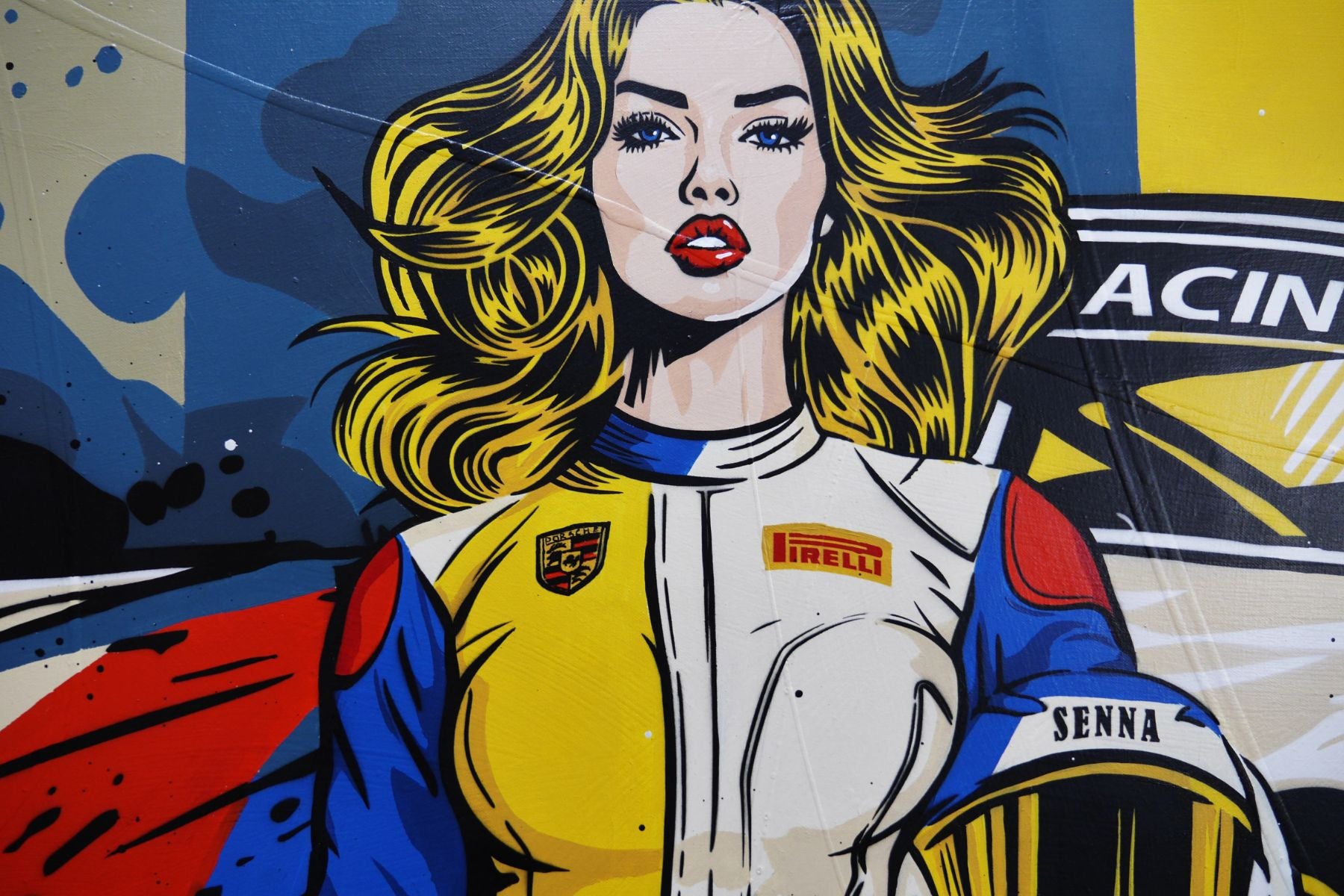 Drive It 160cm x 100cm Classic Pop Art Painting (SOLD)