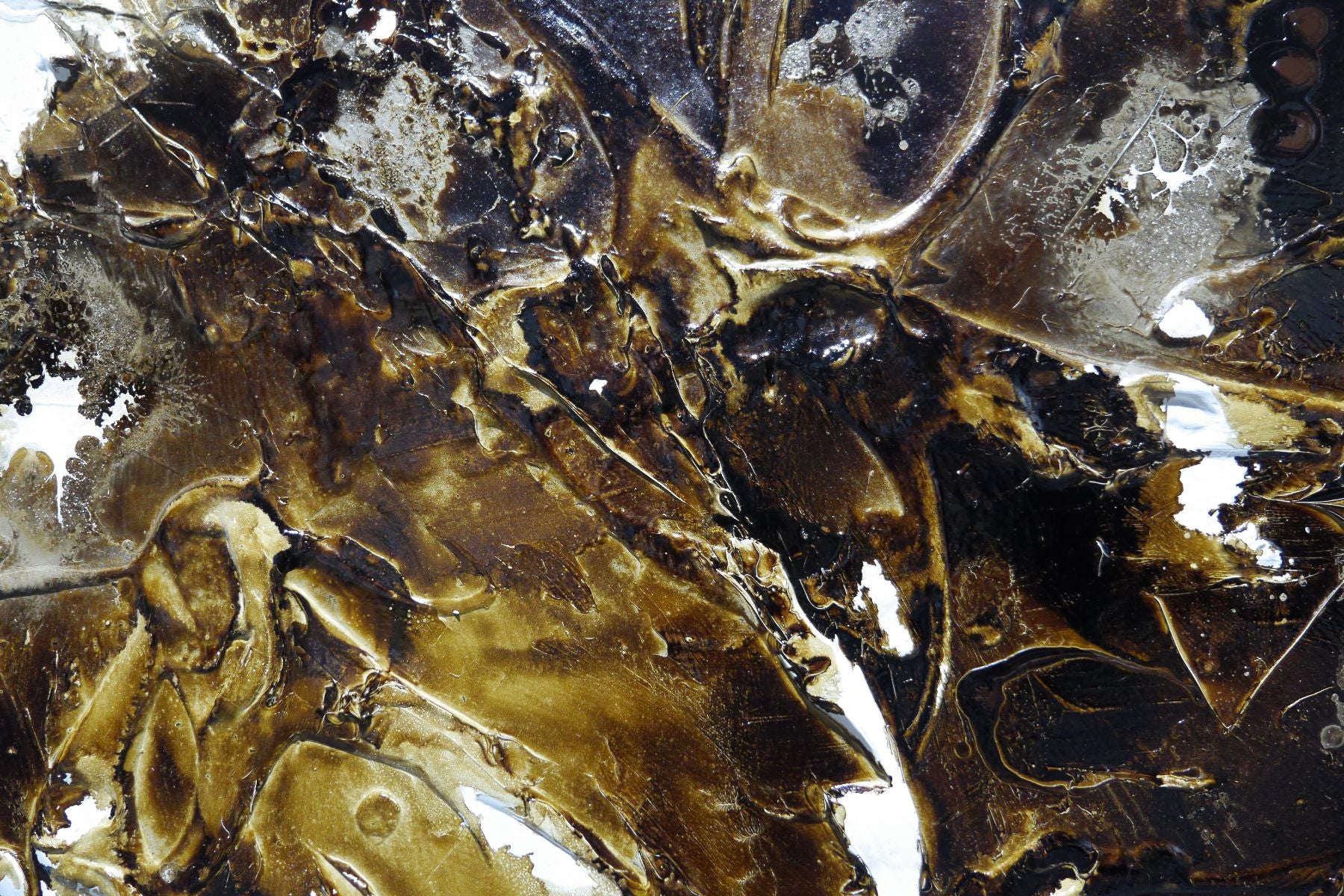 Rusted Honey 120cm x 120cm Textured Abstract Painting