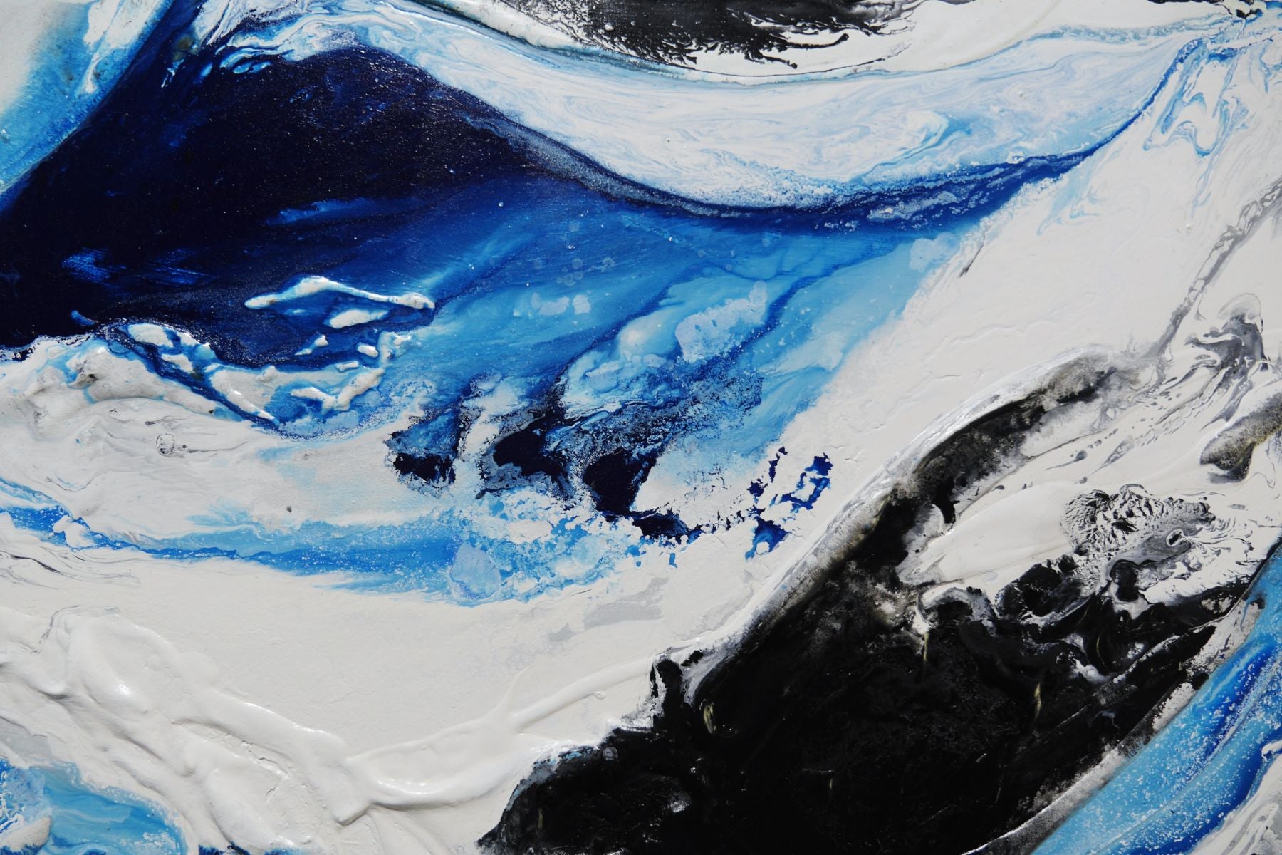 Cobalt Maximus 270cm x 120cm Textured Abstract Painting
