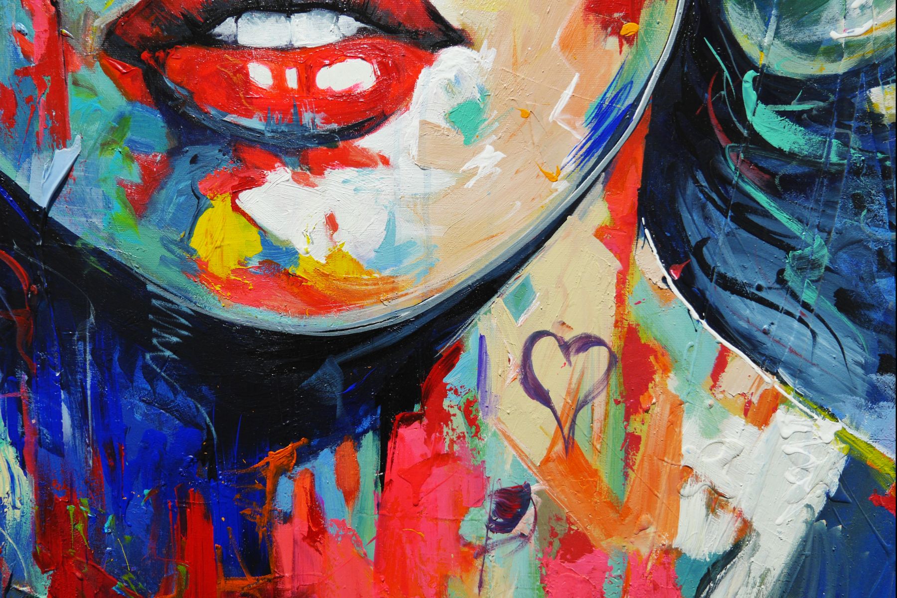 "Her" 120cm x 120cm Abstract Realism Textured Painting FRAME INC (SOLD)