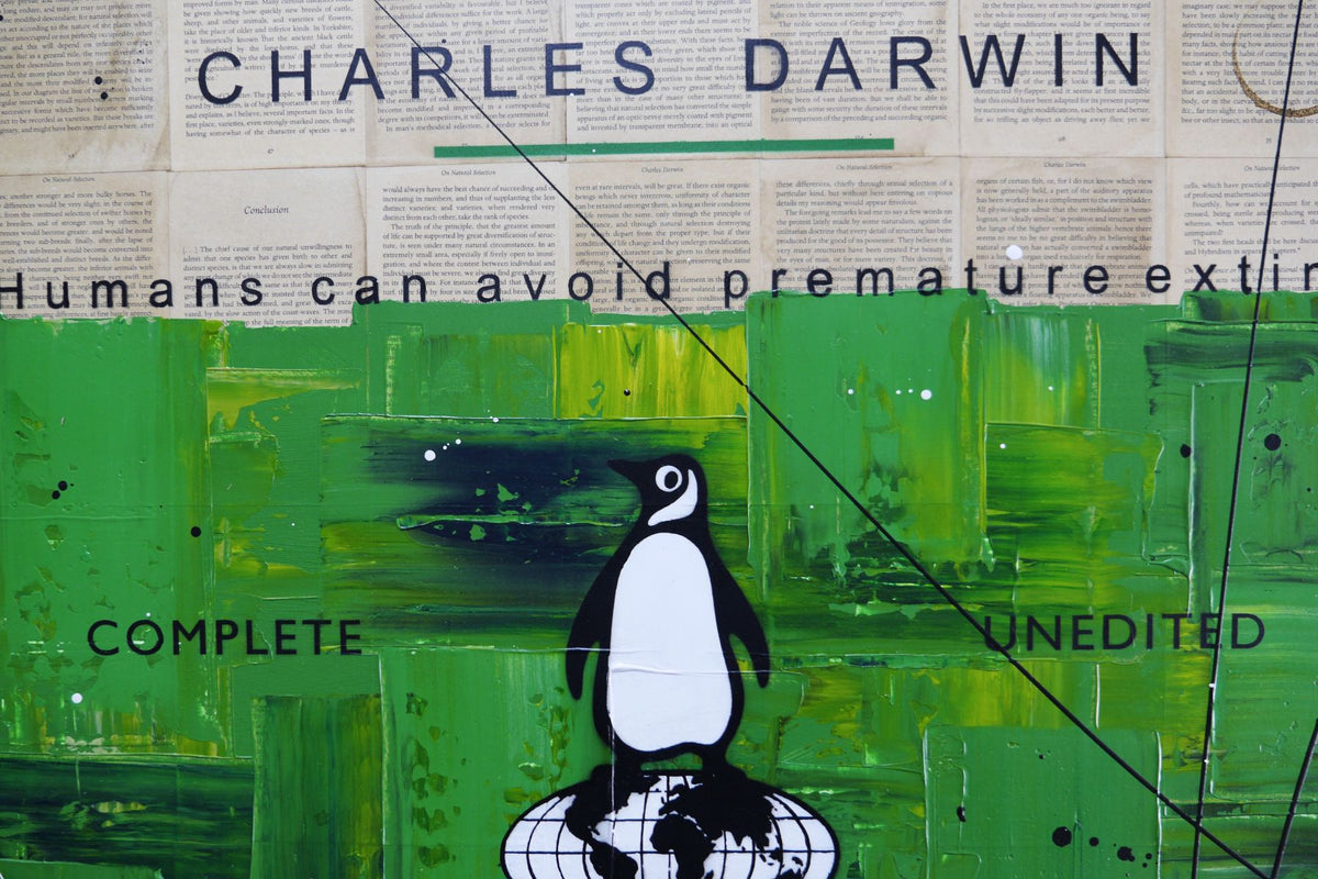 Climate 120cm x 100cm Urban Pop Book Club Painting