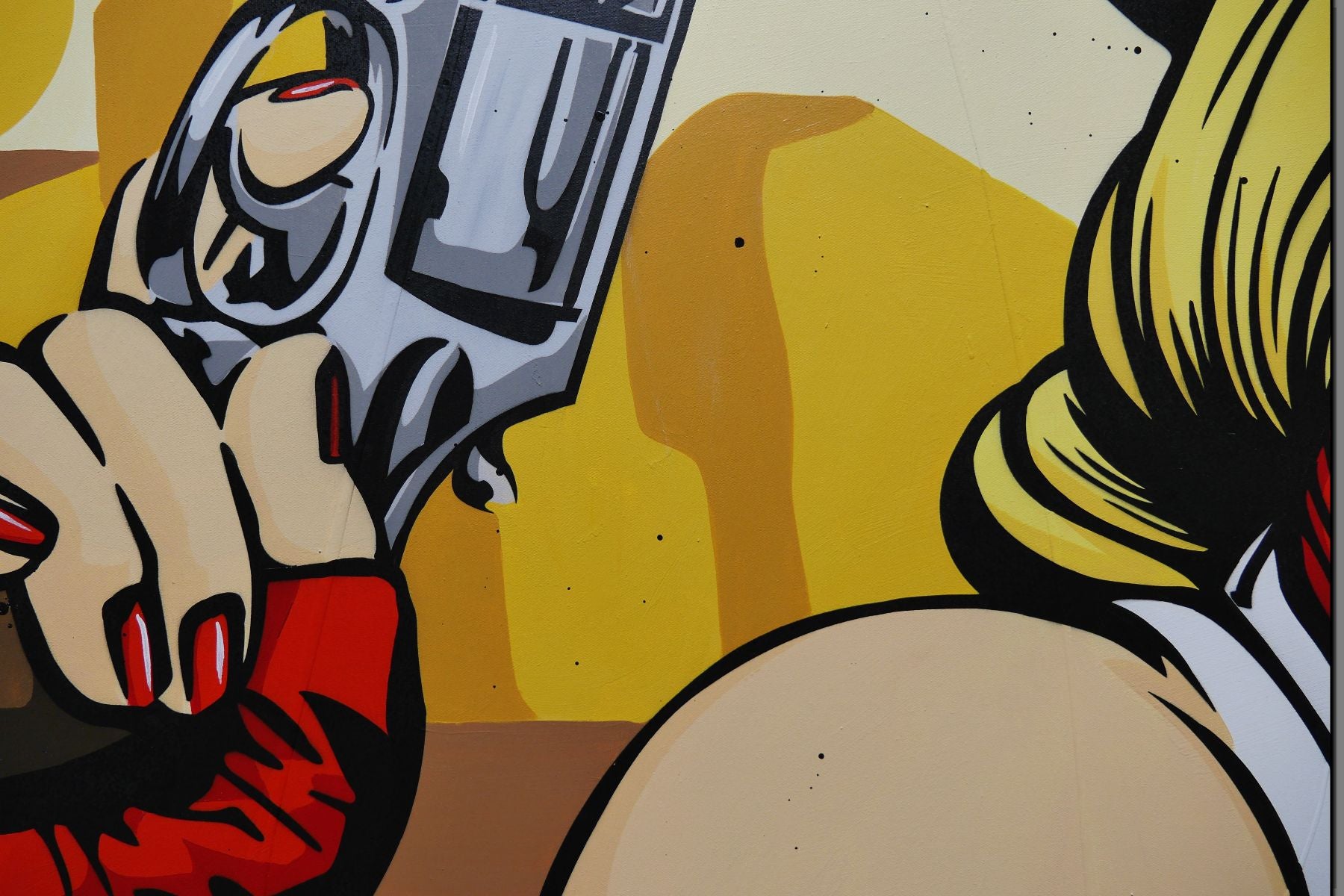 Dangerous Requests 190cm x 100cm Cowgirl Classic Pop Art Painting
