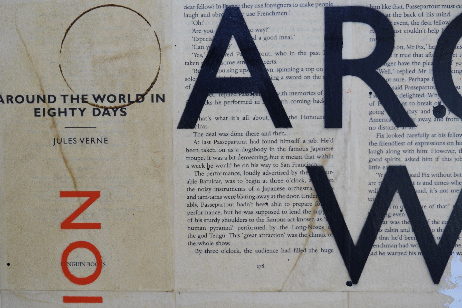 Traveler 100cm x 120cm Urban Pop Book Club Painting