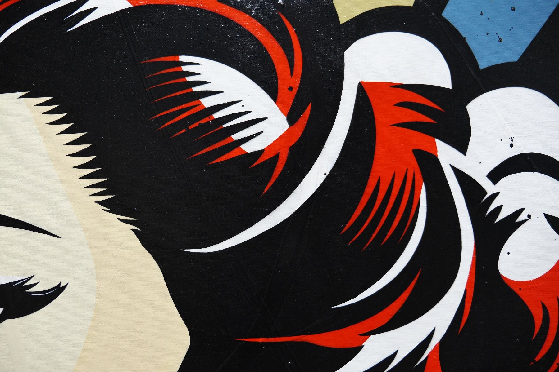 Racing Hearts 100cm x 100cm Classic Pop Art Painting