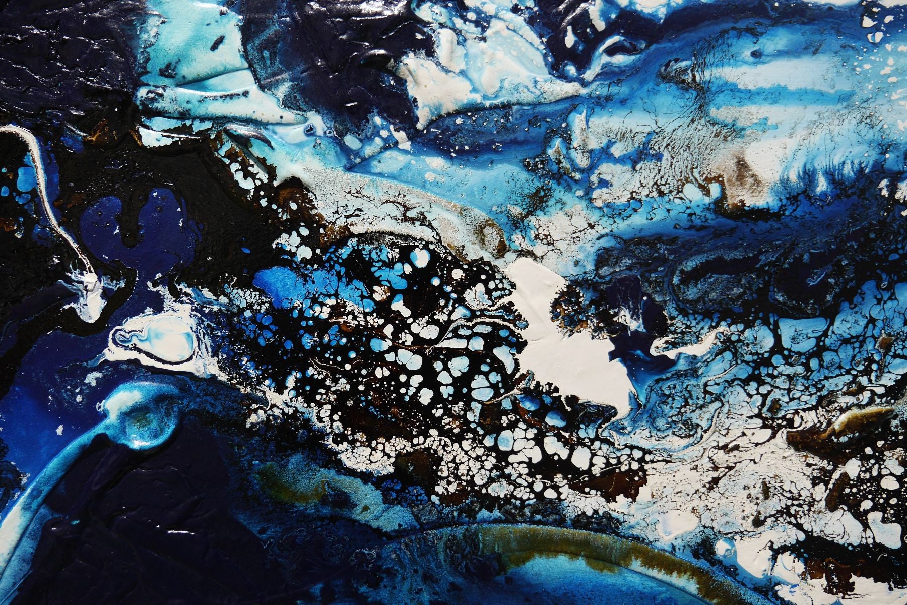 Cobalt Intuition 200cm x 120cm Textured Abstract Painting