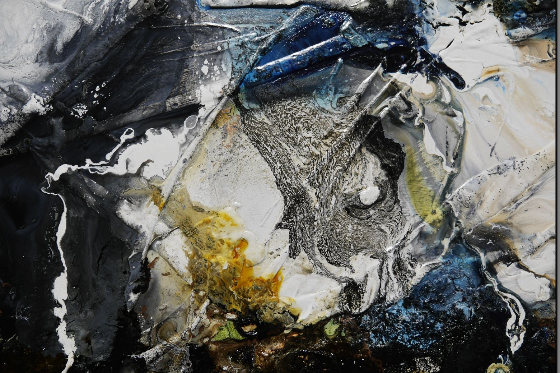 Sequential 240cm x 100cm Textured Abstract Painting (SOLD)
