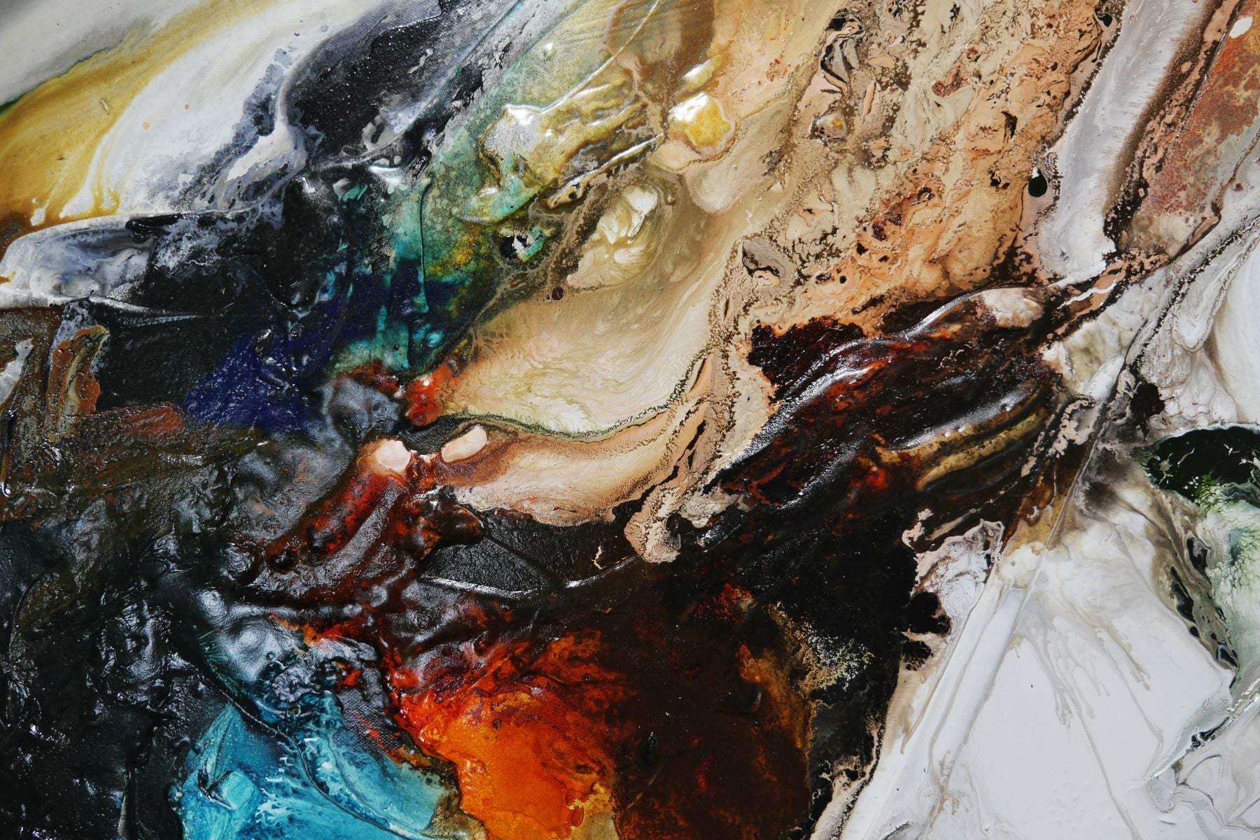 Beauty Potion 240cm x 100cm Textured Abstract Painting (SOLD)