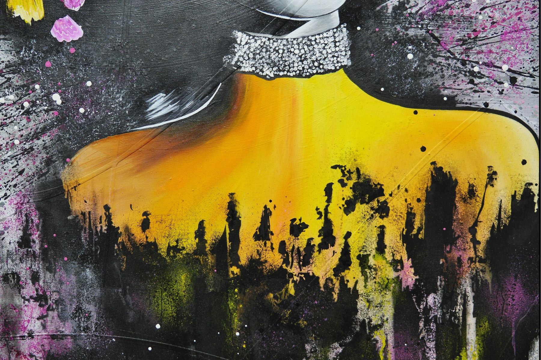 Posh 100cm x 140cm Industrial Textured Urban Pop Art Painting
