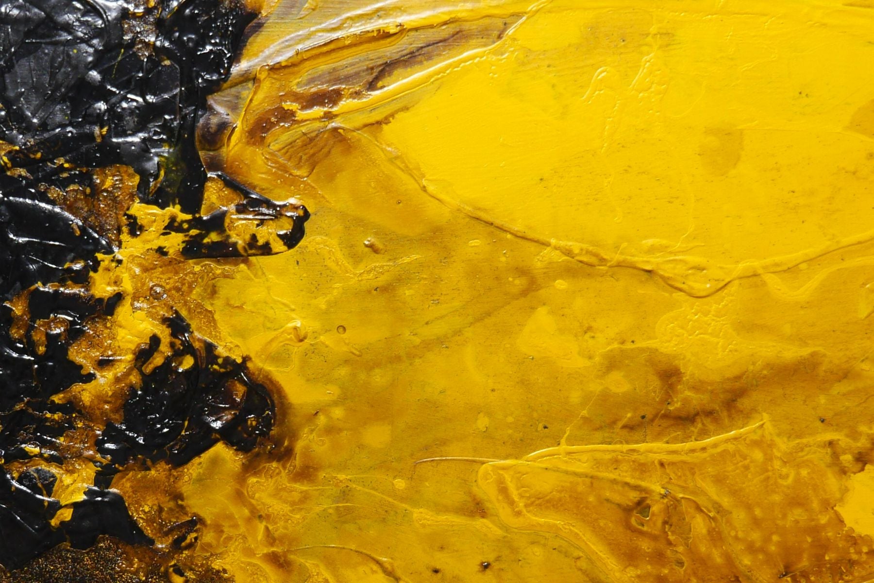 Sunflower and Rust 140cm x 100cm Portrait/Landscape Textured Abstract Painting (SOLD)