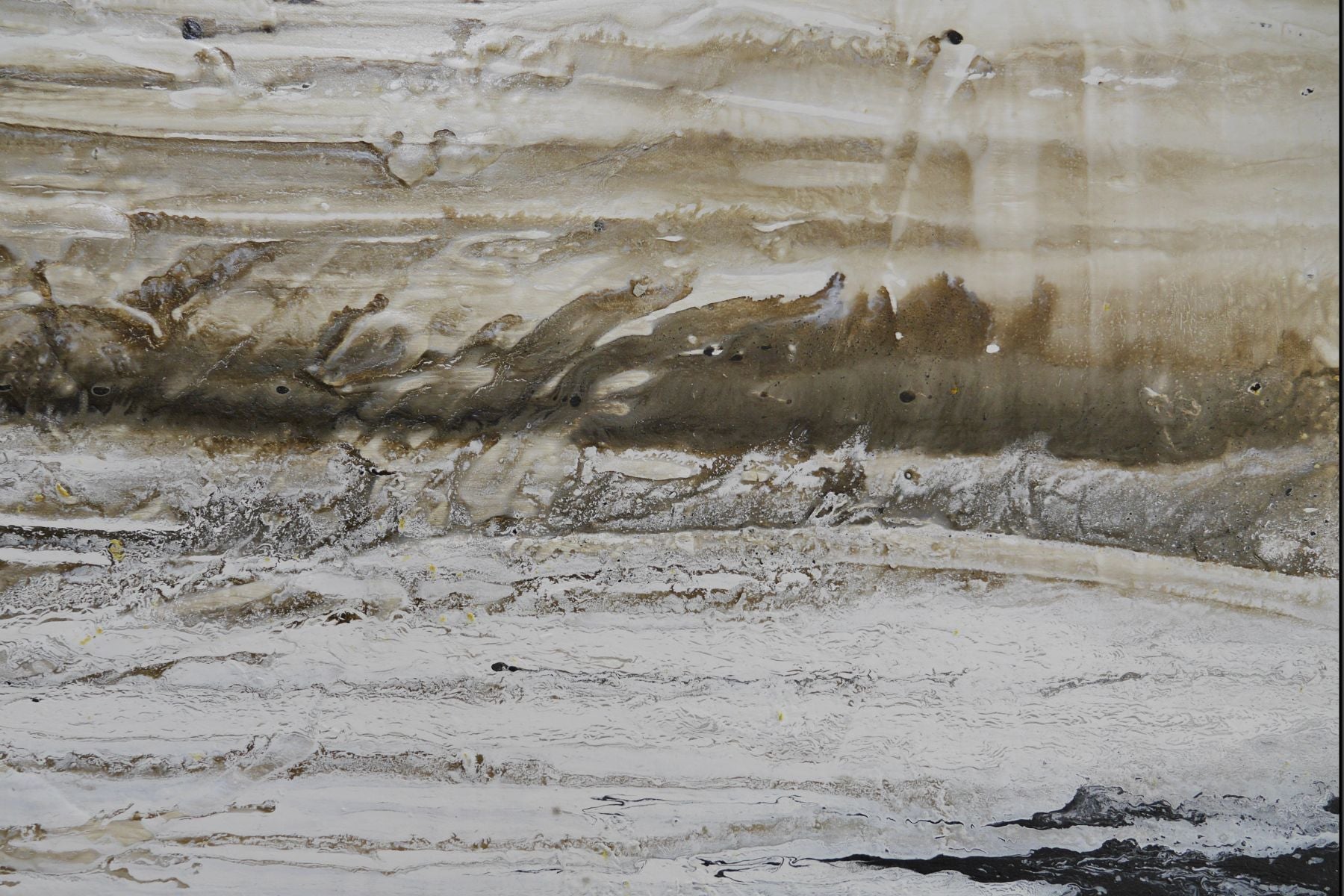 Sway 200cm x 80cm Earthy Textured Abstract Painting with gloss finish