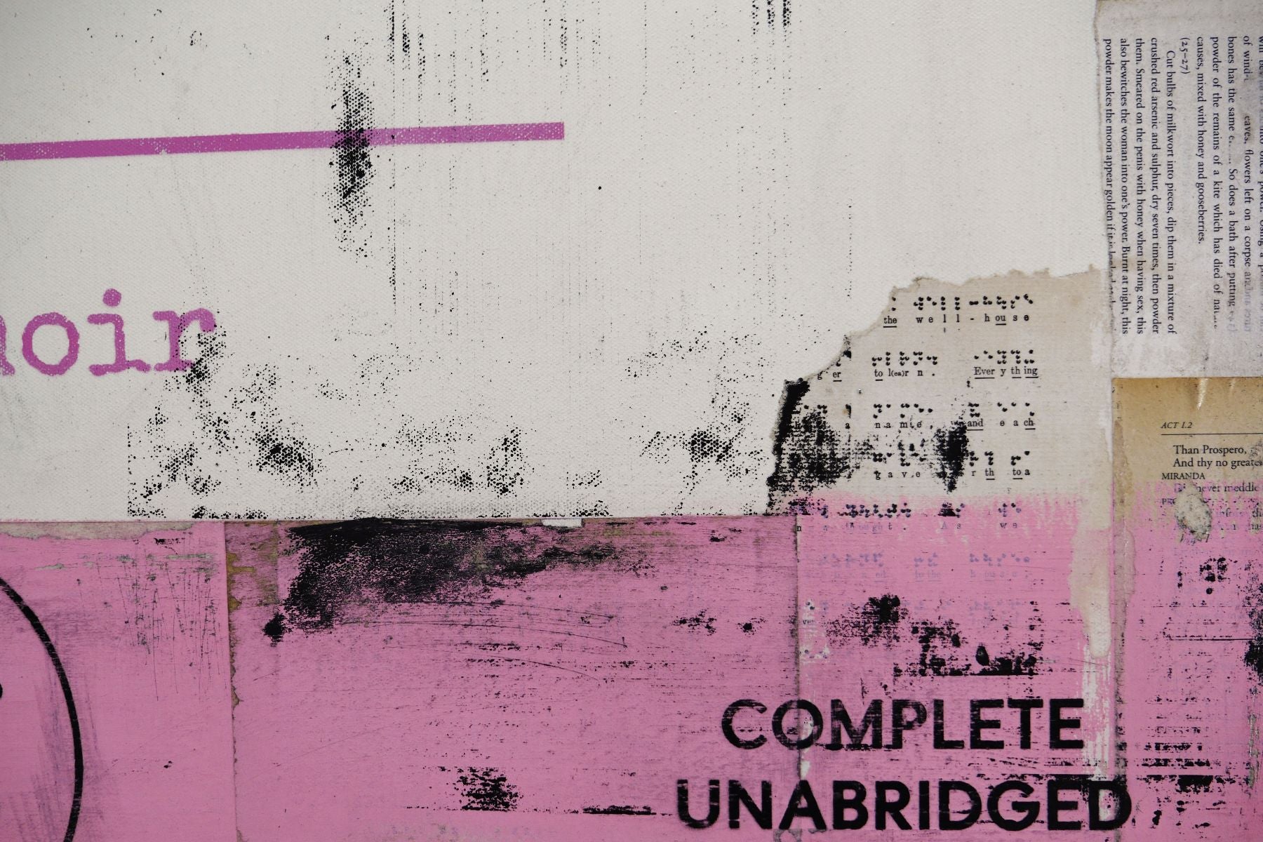 Late Bloomer Relationships 27 100cm x 140cm Urban Pop Book Club Painting