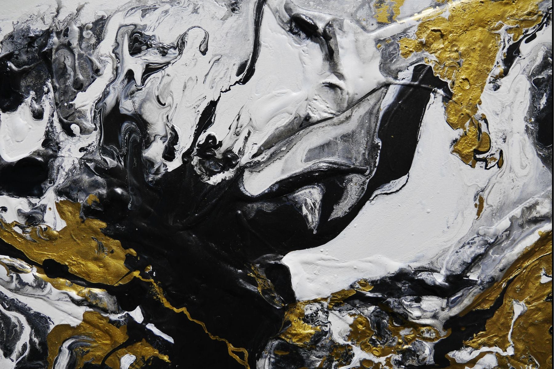 Golden Hedge 160cm x 60cm Textured Abstract Painting