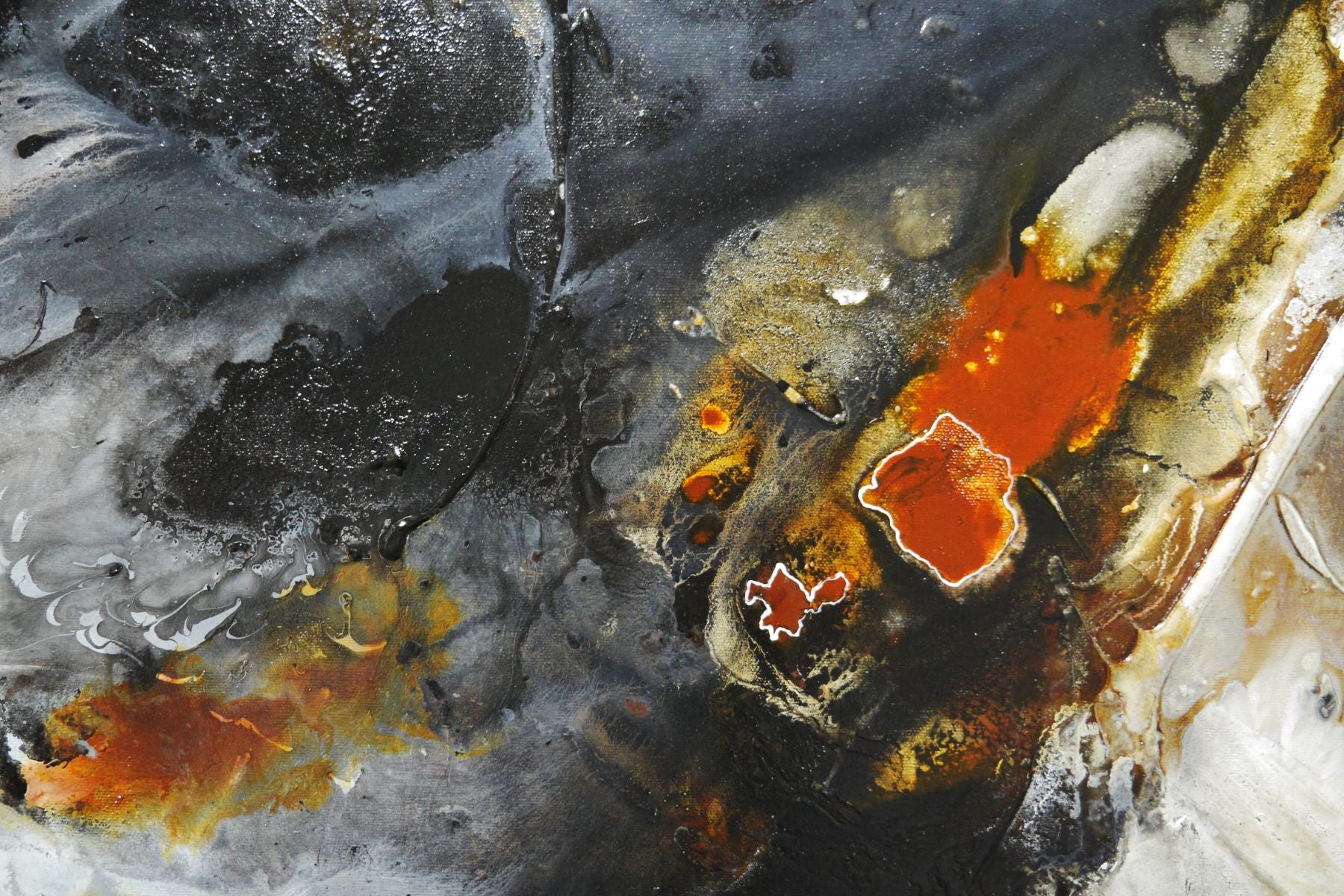 The Crux 160cm x 100cm Rustic Textured Abstract Painting