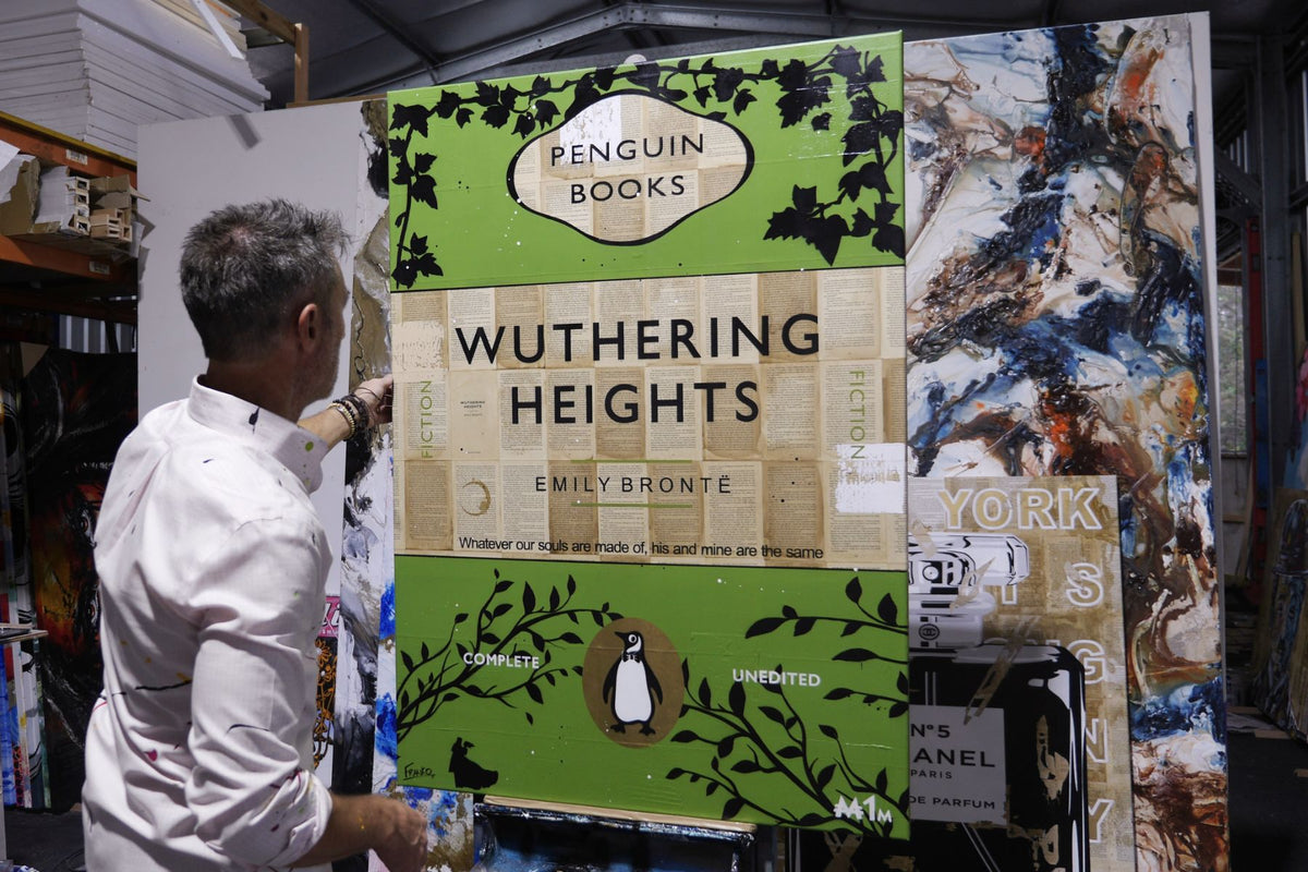 Souls 140cm x 100cm Wuthering Heights Urban Pop Book Club Painting