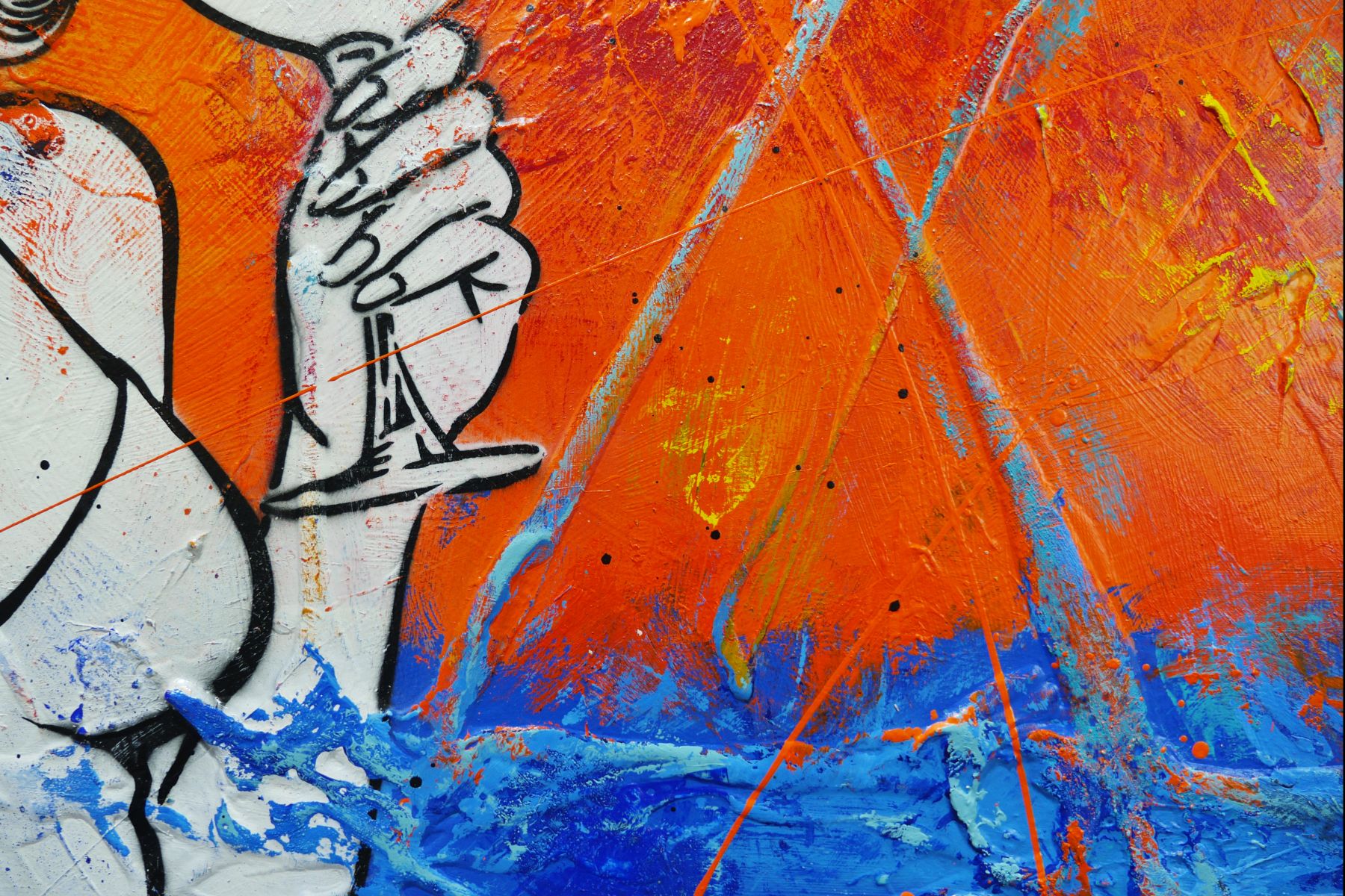 Salud!!! 190cm x 100cm Cocktails Textured Urban Pop Art Painting