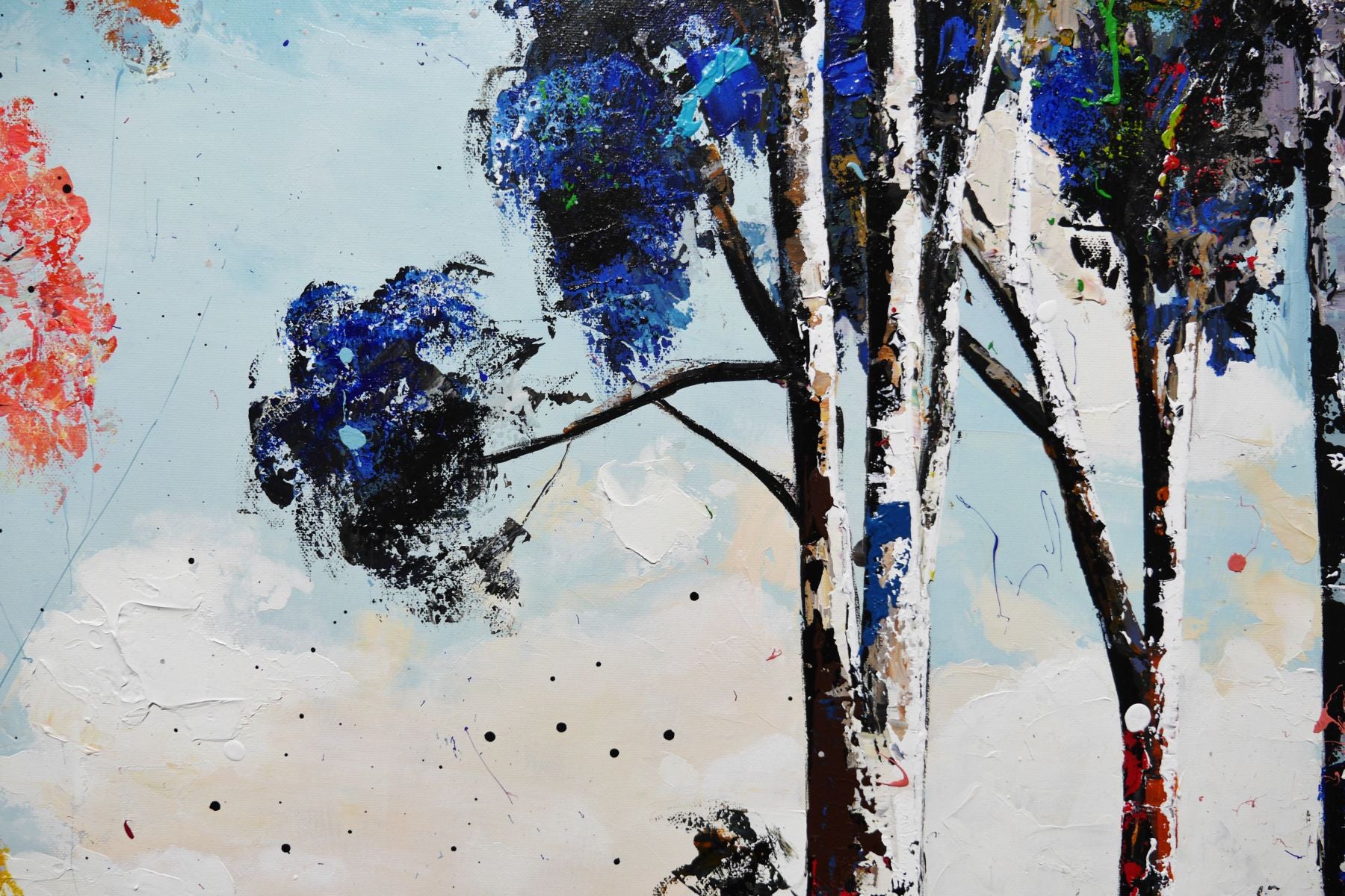 Serenity Point 160cm x 100cm FRAME INC Australian Landscape Abstract Realism Textured Painting