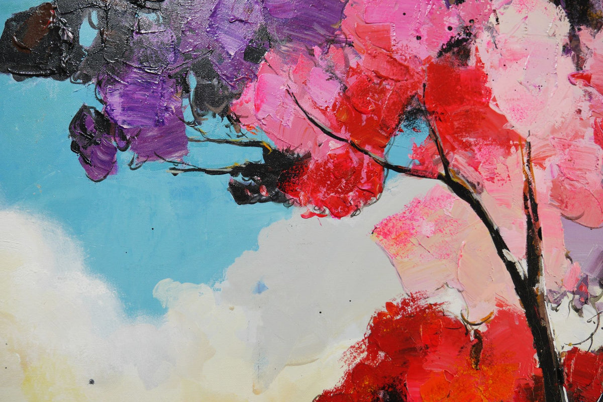 Chasing Sunsets 200cm x 120cm FRAMED Australian Landscape Textured Abstract Realism Painting