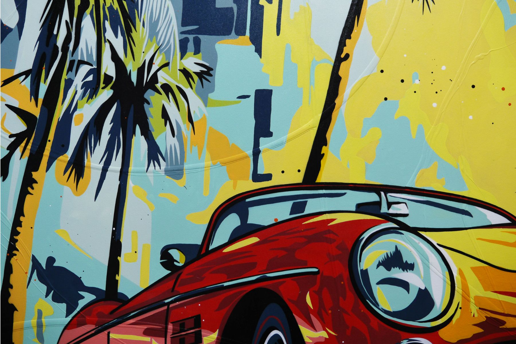 Time to Slide 200cm x 120cm Sexy Classic Pop Art Painting (SOLD)
