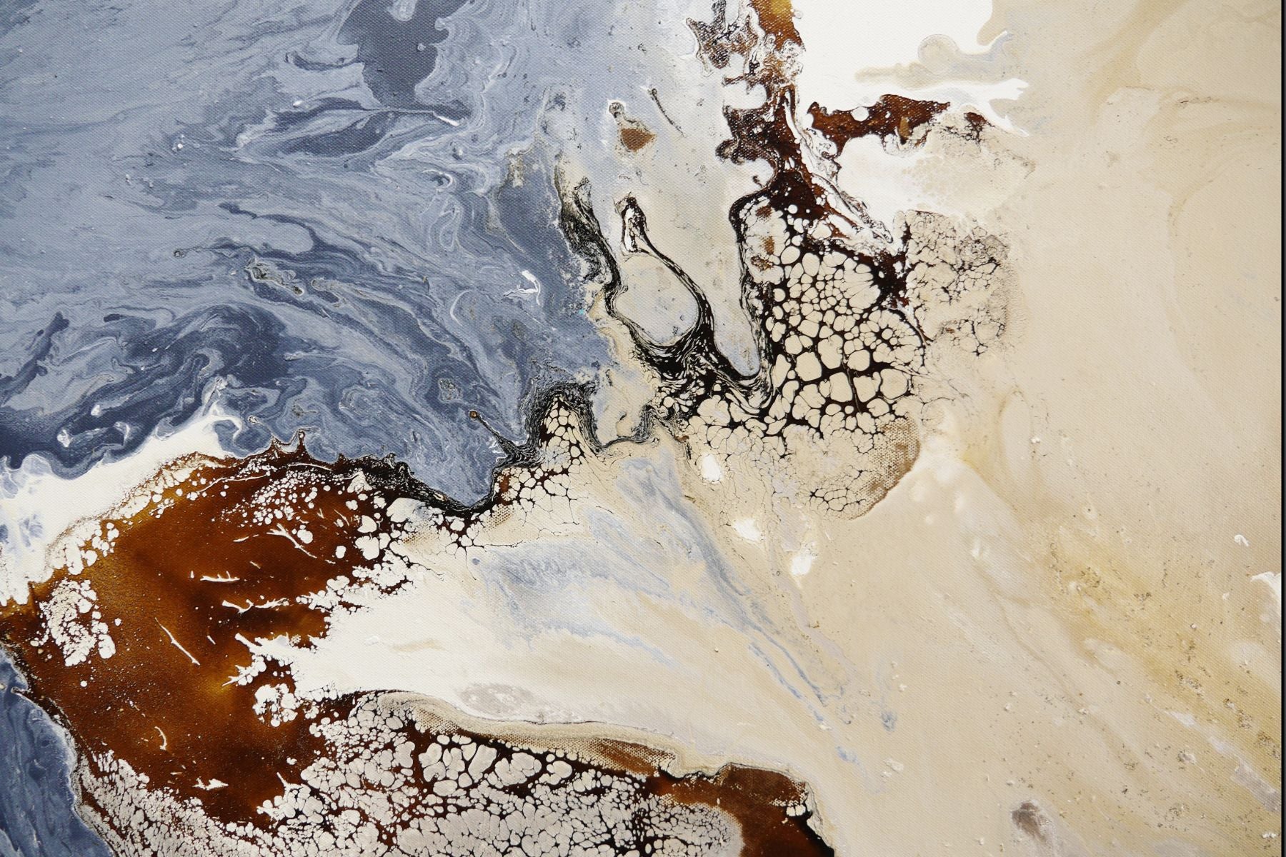 Refined 62 200cm x 80cm Blended Ink Abstract Painting